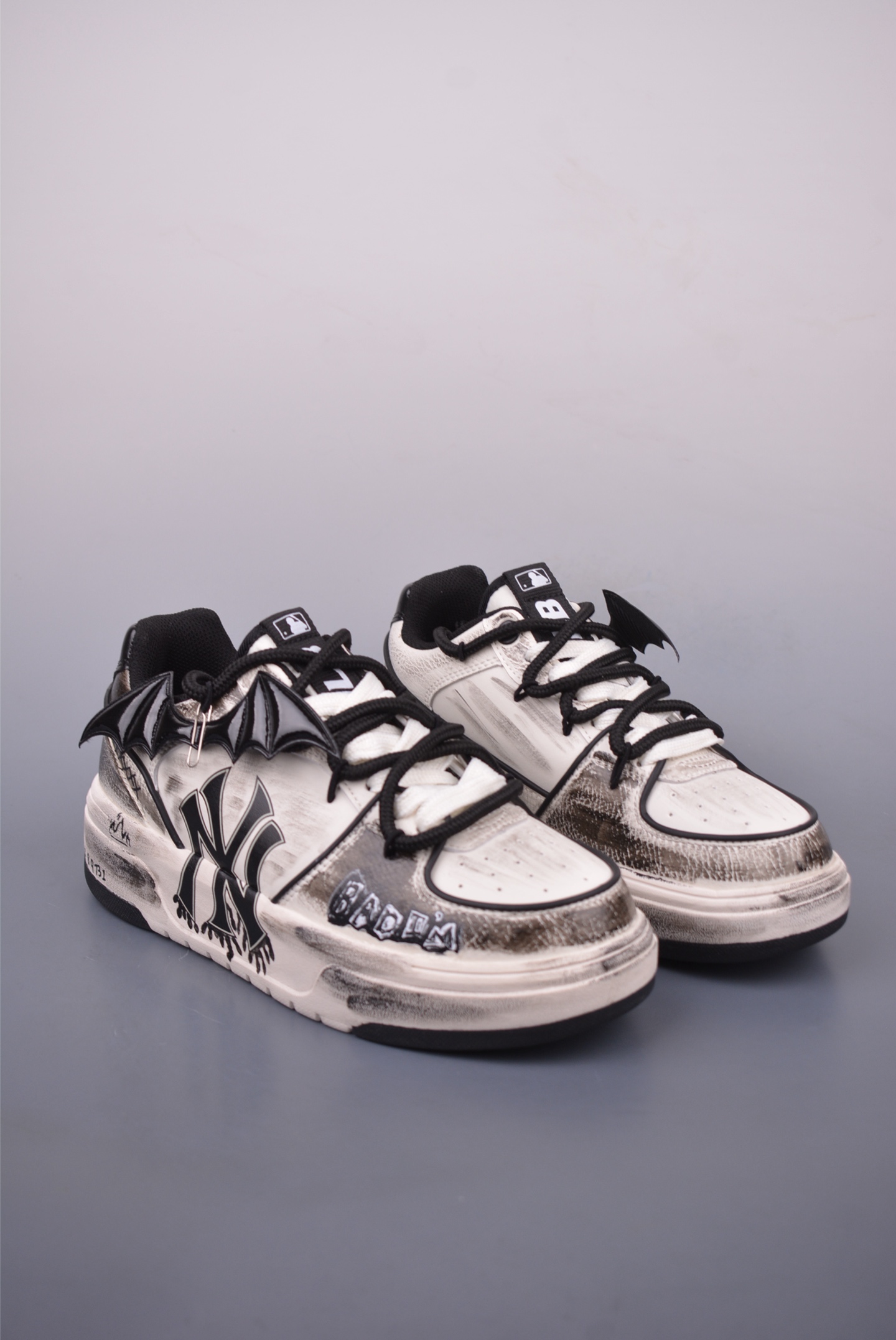 MLB NY Yankees Graffiti Chunky Sneakers Platform Height Increasing Dad Shoes 1 i1747248484769 5742 0 0