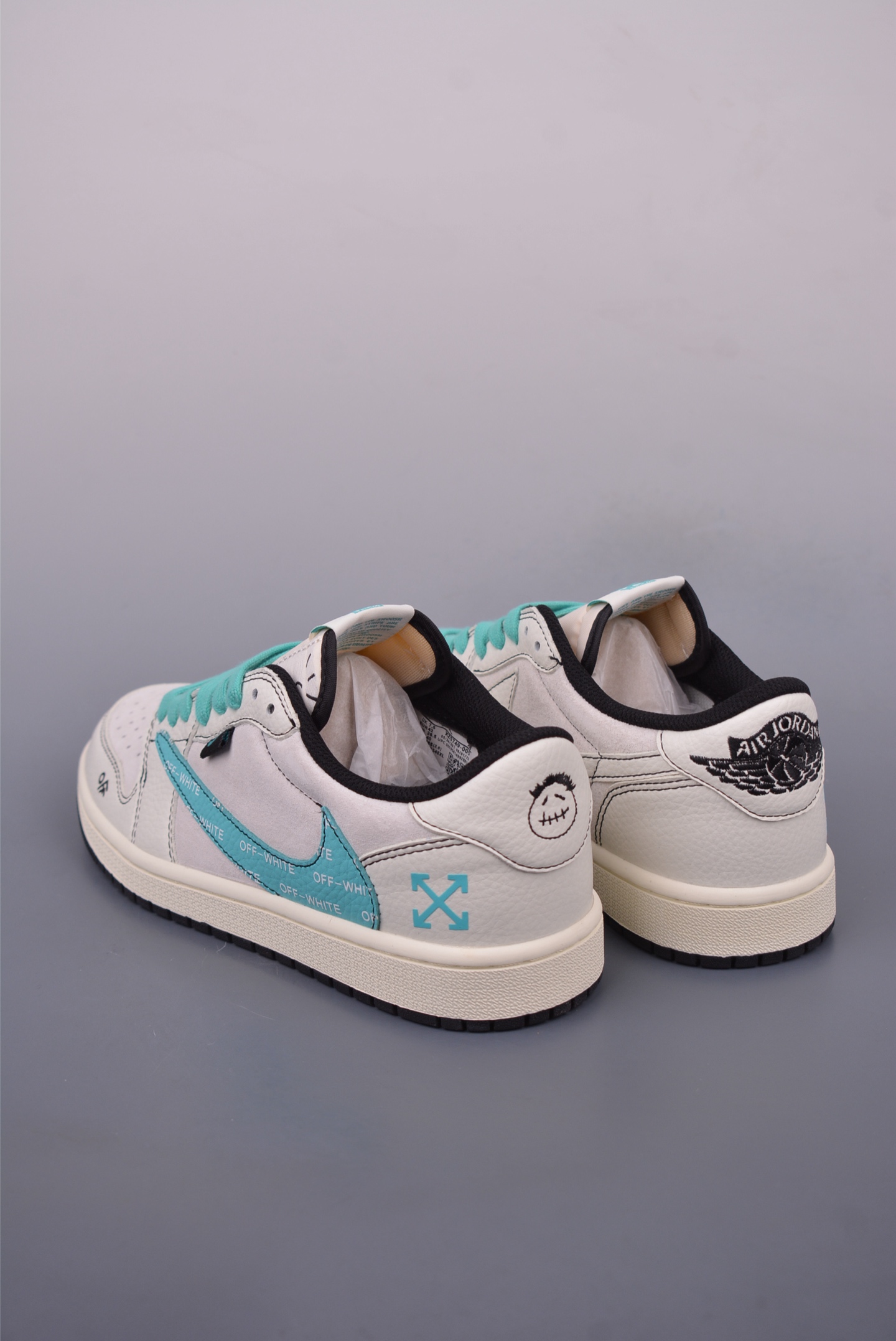 280 Fragment x Travis Scott x OFF Air Jordan 1 Low 三方联名倒钩 XZ5749-085