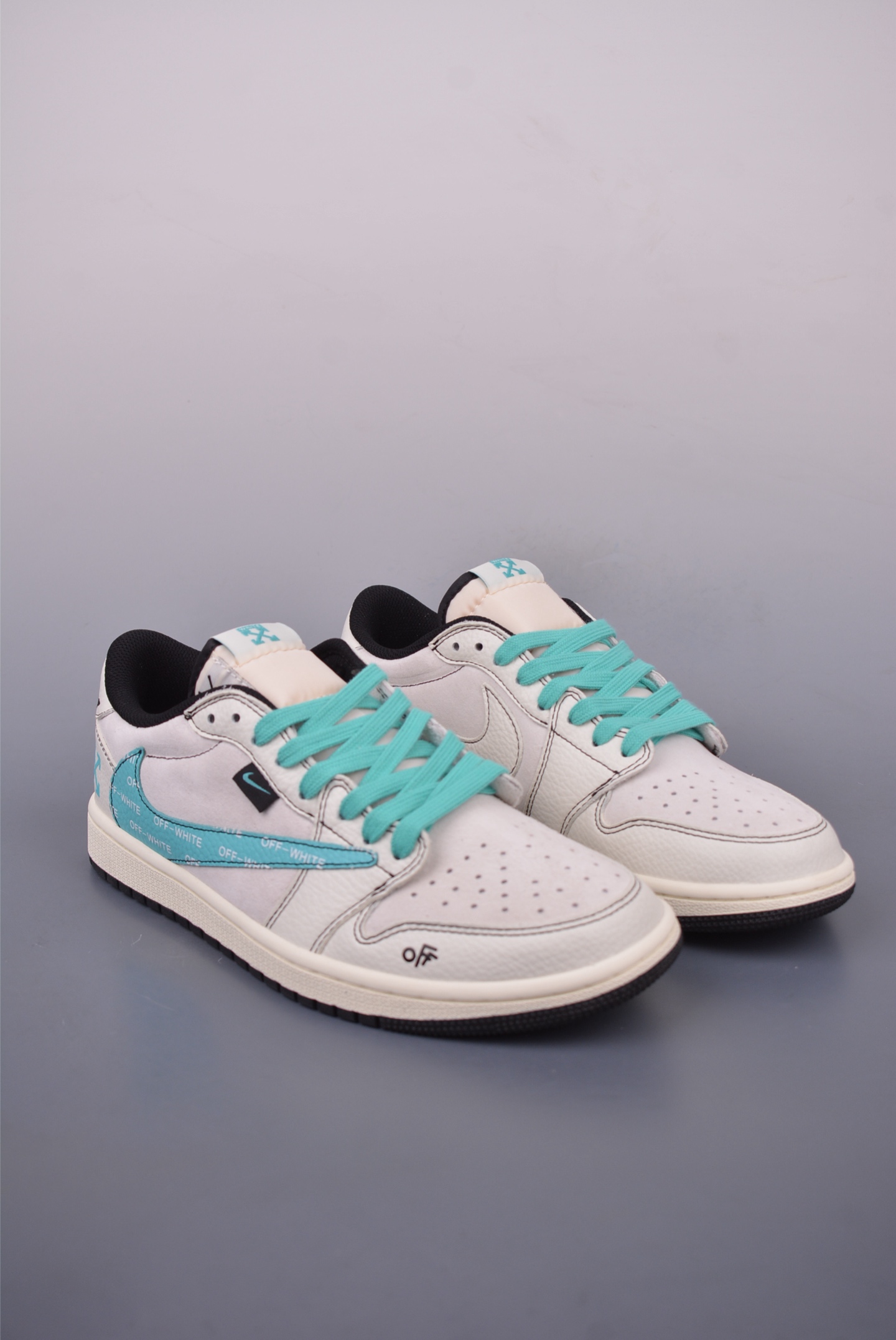 280 Fragment x Travis Scott x OFF Air Jordan 1 Low 三方联名倒钩 XZ5749-085