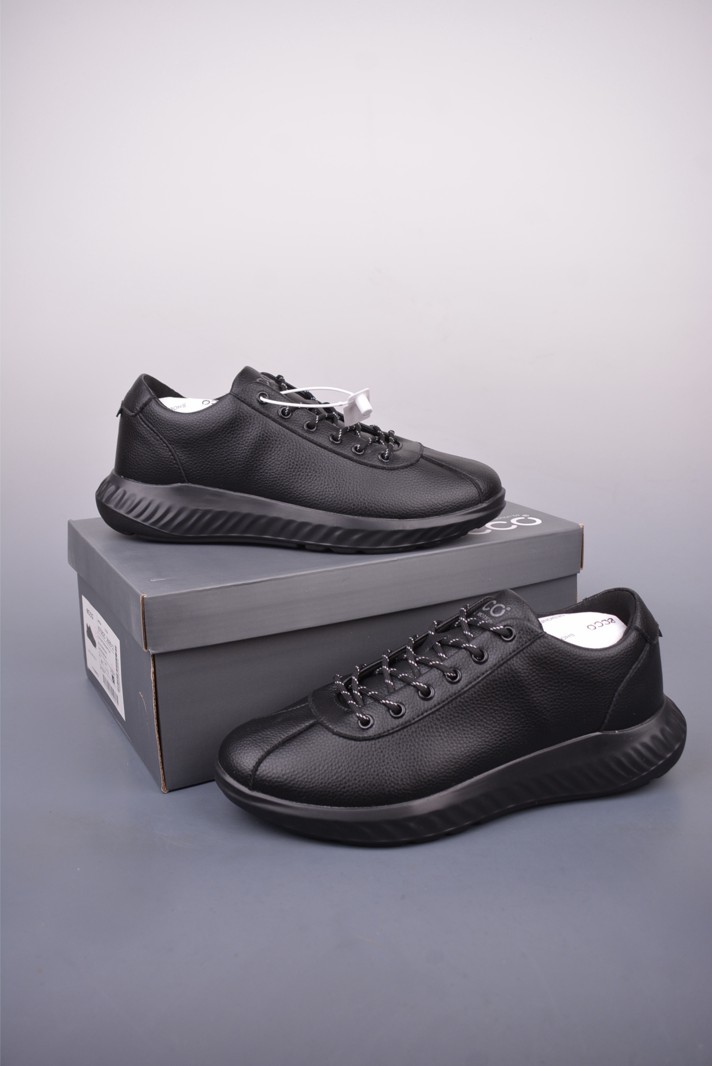 ECCO Men's BIOM 25 Black Leather Running Shoes - Lightweight & Comfortable 6 i1747353478593 2891 0 4