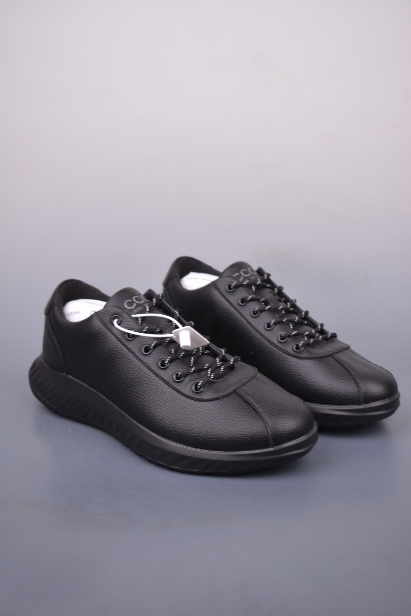 ECCO Men's BIOM 25 Black Leather Running Shoes - Lightweight & Comfortable 2 i1747353482064 1289 0 0
