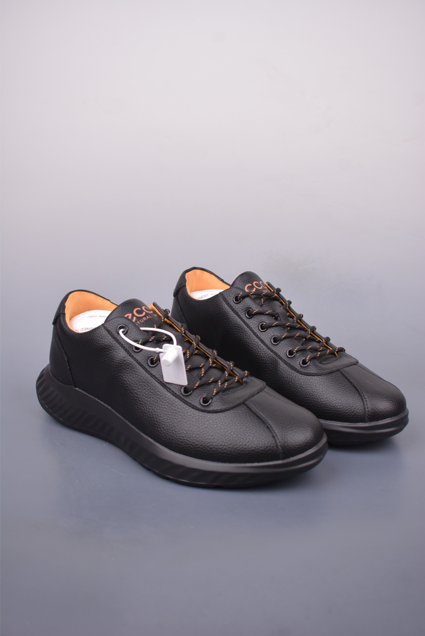 ECCO Men's BIOM 25 Anniversary Leather Running Shoes - Black, Comfortable 2 i1747353500958 9085 0 0