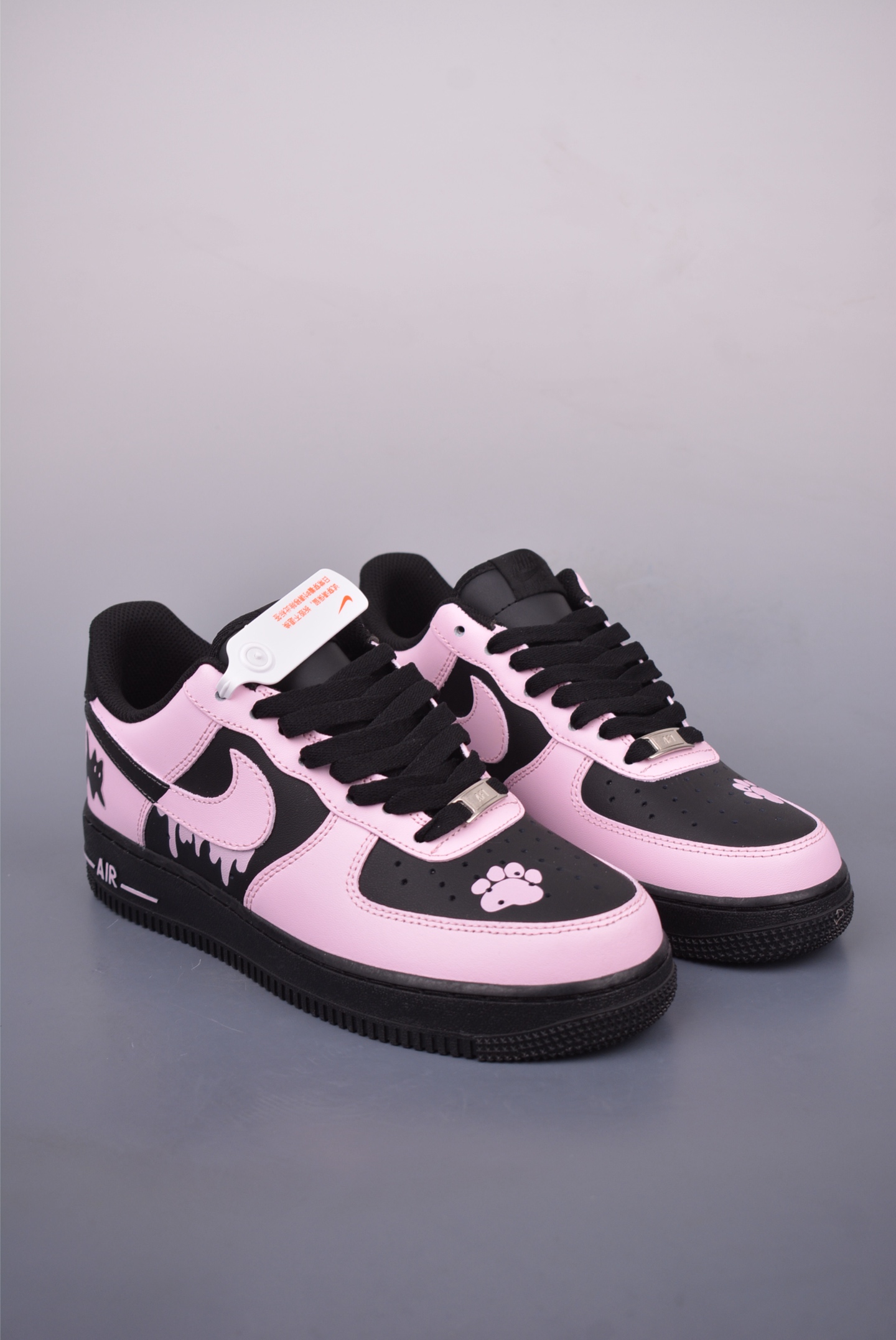 Nike Air Force 1 Low 'Sweet Cat' Sneakers - Pink & Black, Comfortable Fit 1 i1747355024585 9751 0 0