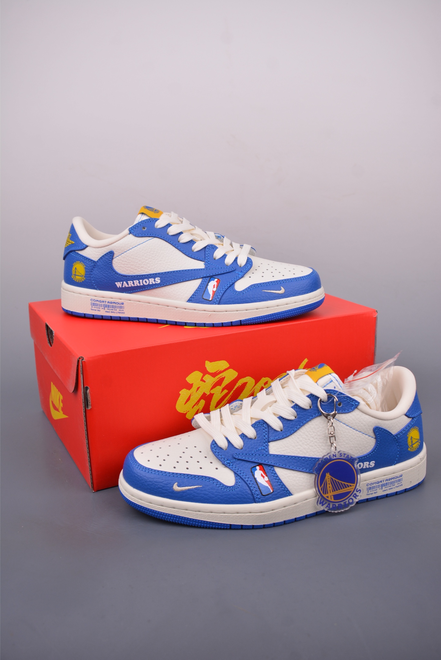 280 Fragment x Travis Scott x NBA Air Jordan 1 Low 三方联名倒钩 SC9207-025