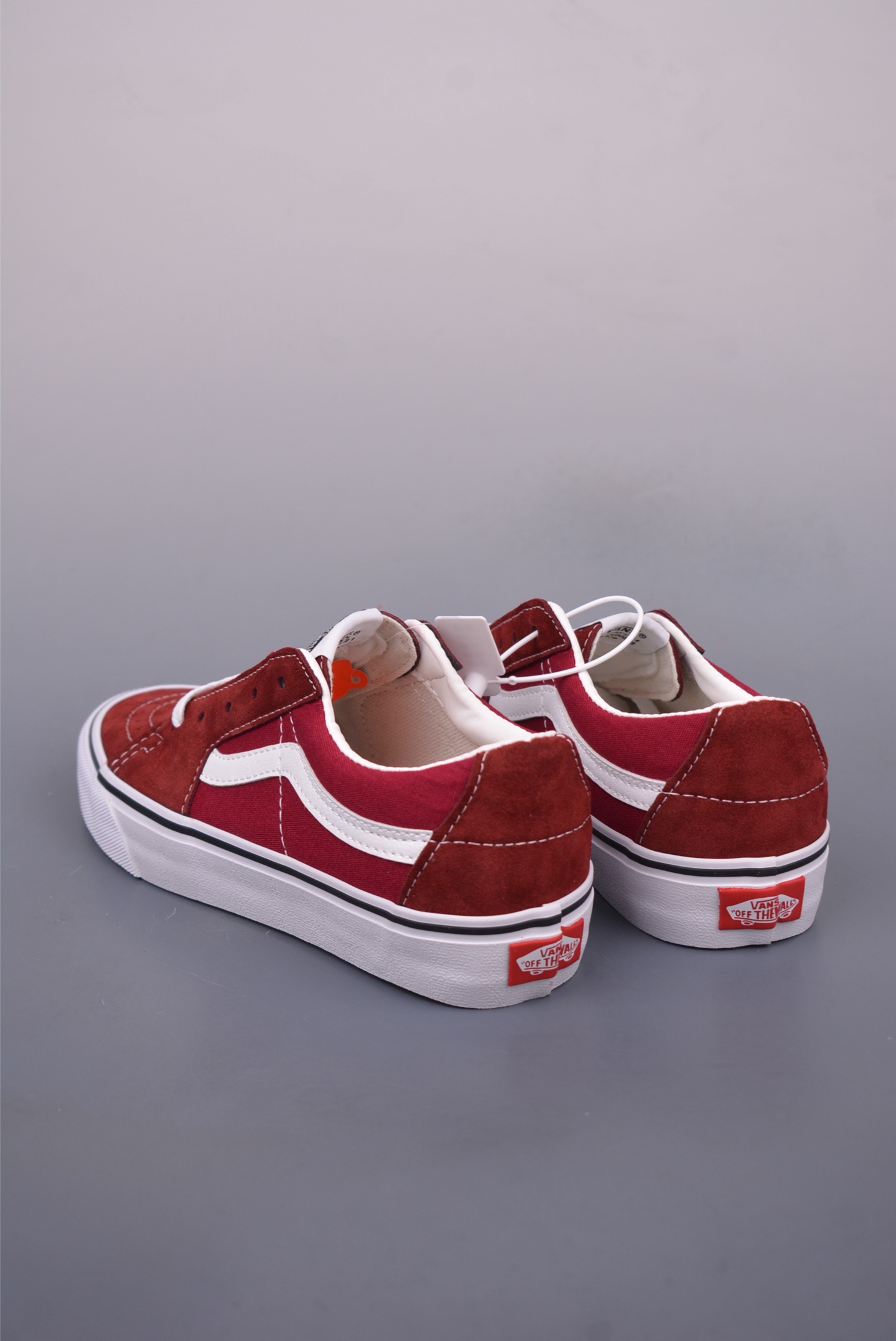 140 Vans SK8-Low 酒红 全新一代 低帮硫化帆布鞋 VN0A4UUK5U7