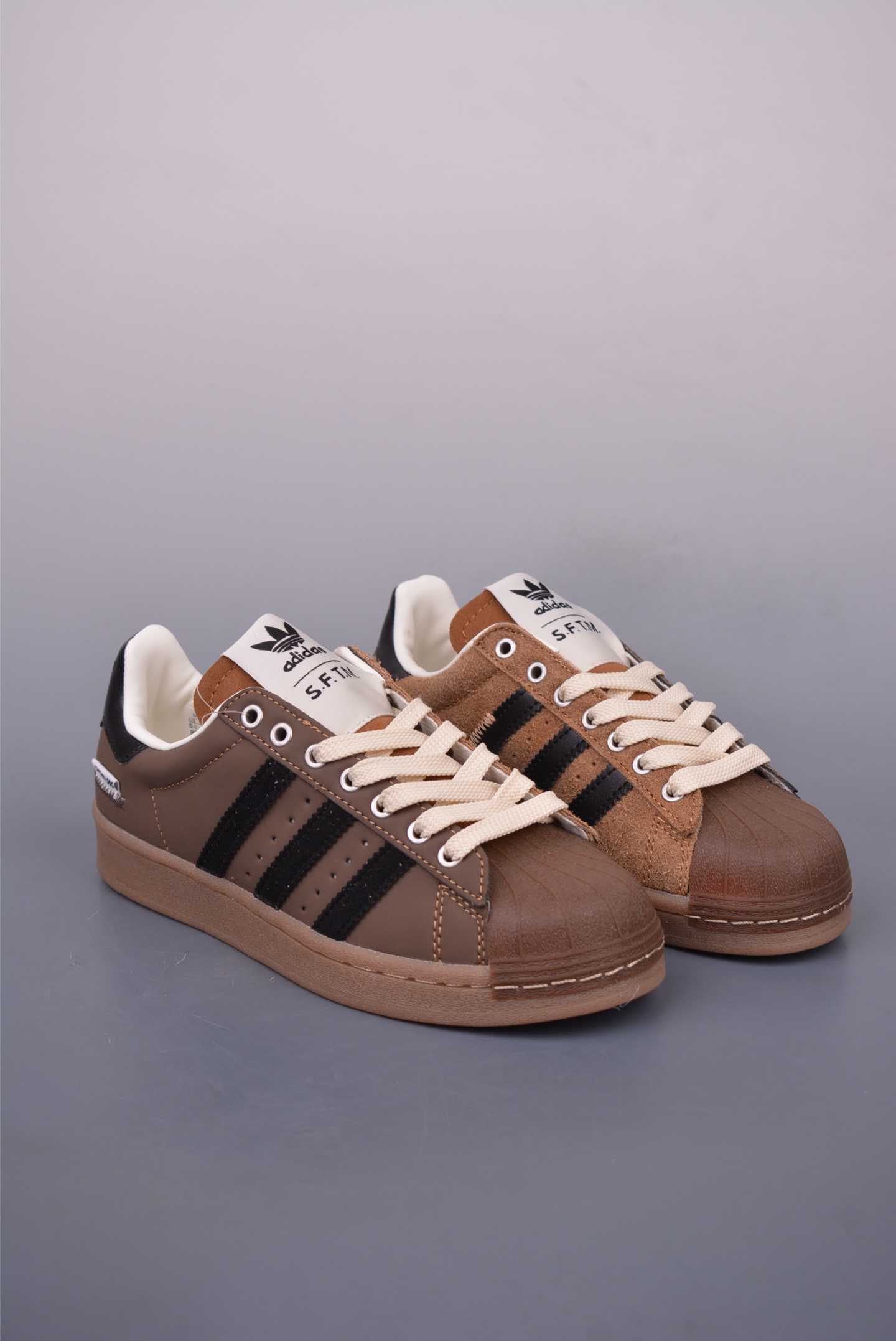 180 SONG FOR THE MUTE x adidas originals Superstar82 薄底低帮贝壳头板鞋 JQ0953