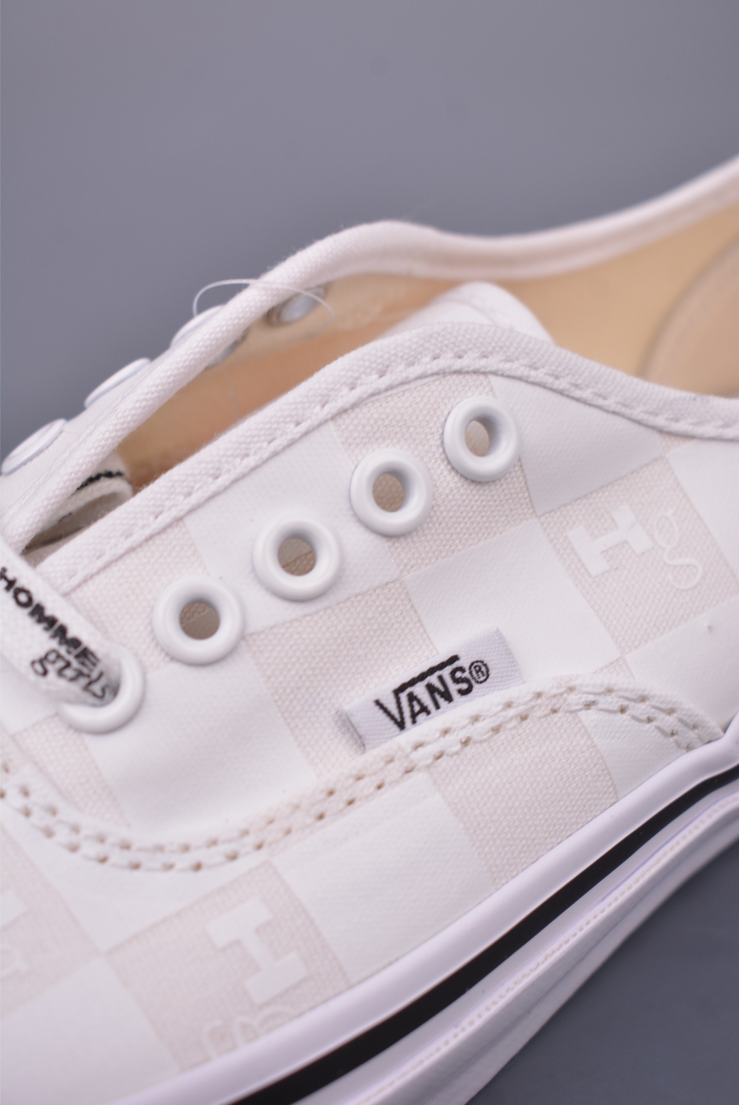 HommeGirls x Vans Authentic 44 White Checkerboard Sneakers - VN000EEUCCZ 8 i1747440217188 2167 0 6