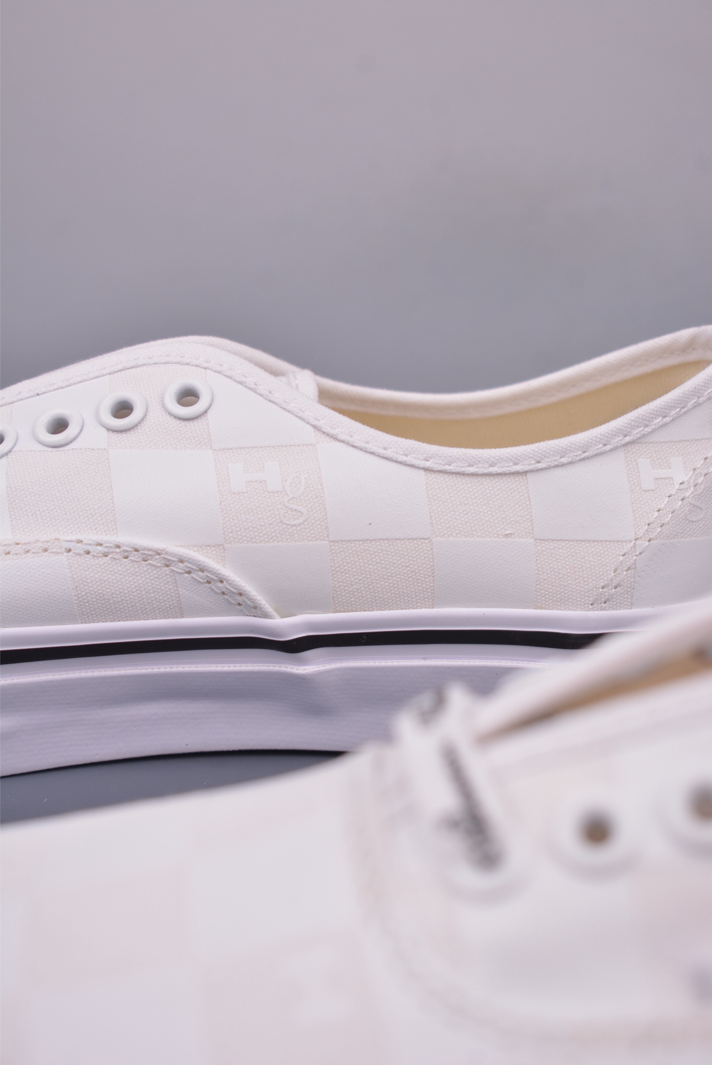 HommeGirls x Vans Authentic 44 White Checkerboard Sneakers - VN000EEUCCZ 9 i1747440217226 7136 0 7