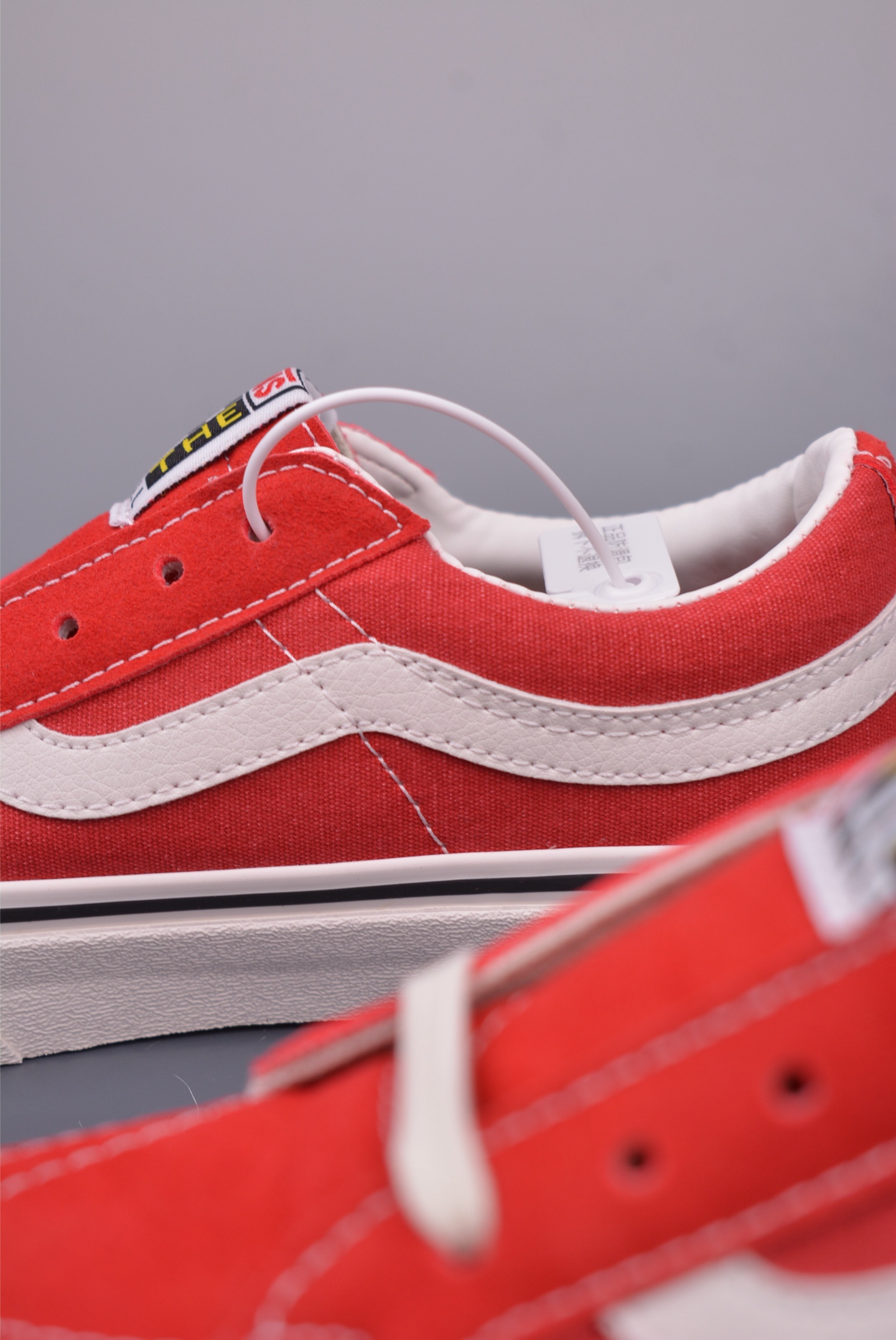140 Vans SK8-Low 红白 全新一代 低帮硫化帆布鞋 VN0A4UWIX
