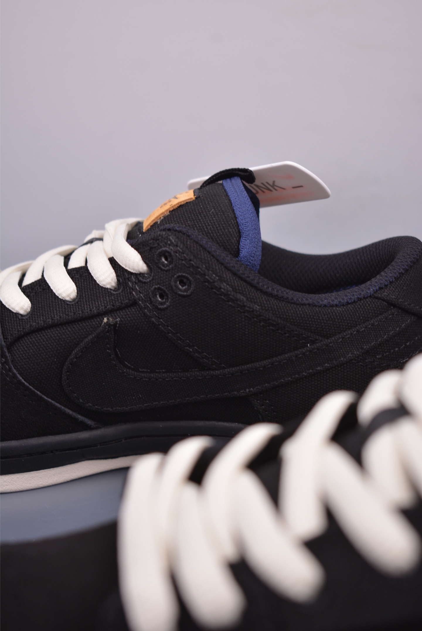 Nike SB Dunk Low Black White Blue Canvas Premium Quality Sneakers DX6775-400 8 i1747441360636 8458 0 7