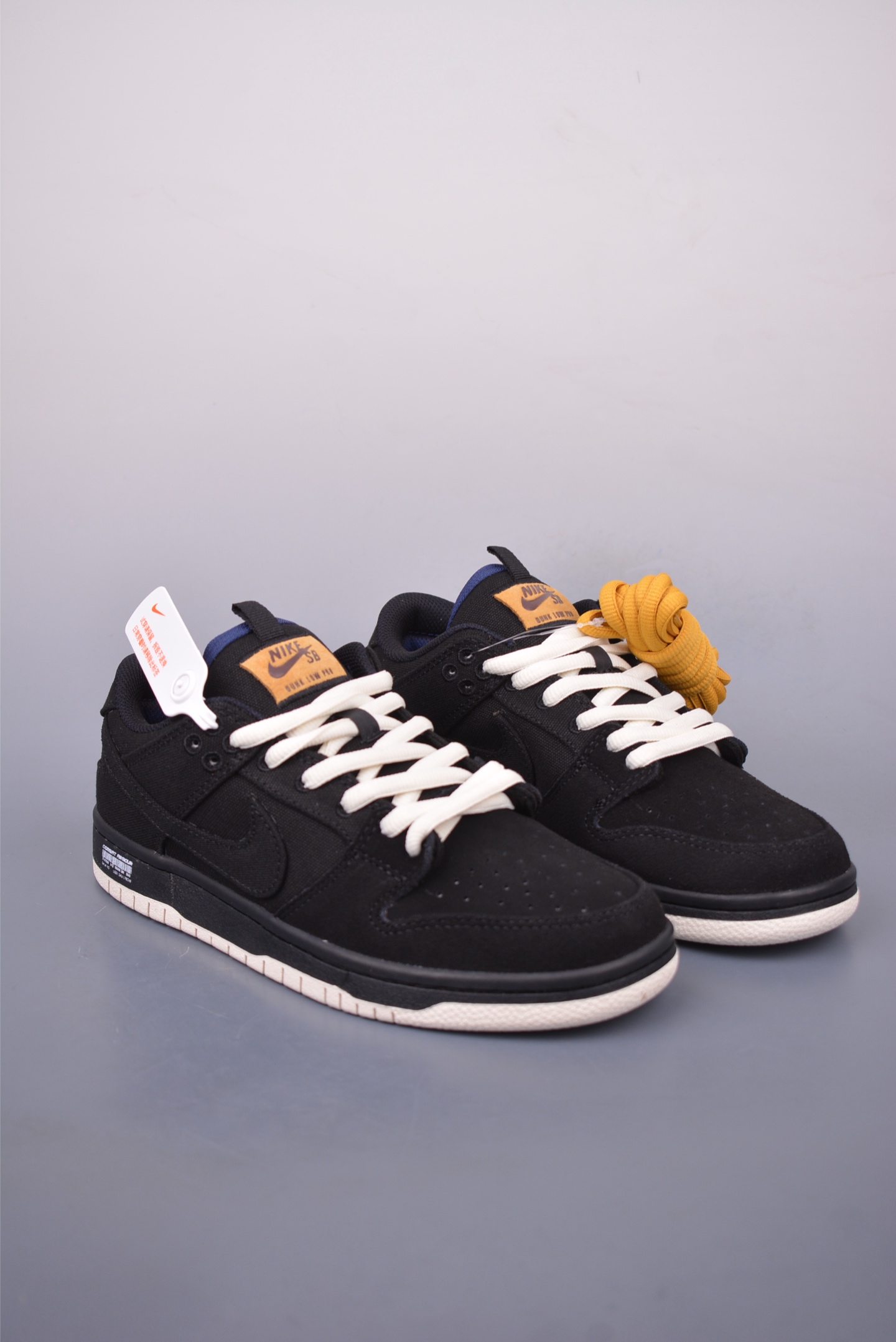 Nike SB Dunk Low Black White Blue Canvas Premium Quality Sneakers DX6775-400 1 i1747441364154 4459 0 0