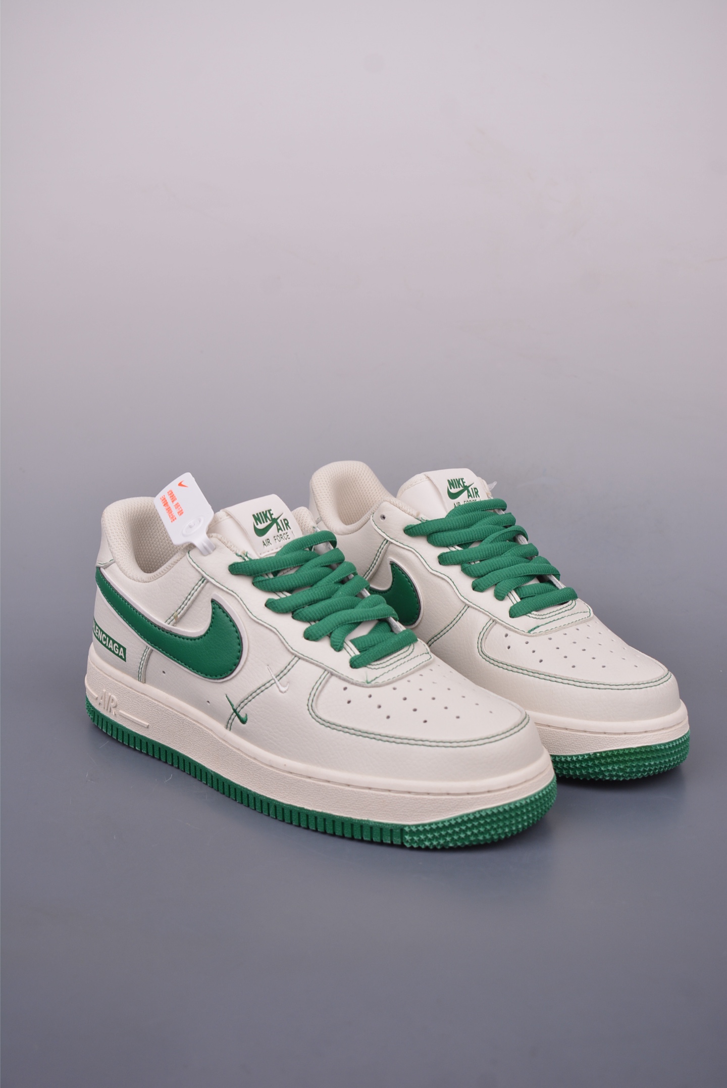 Nike Air Force 1 Low Balenciaga Cream Green Sneakers - Limited Edition 2 i1747525094998 5127 0 0