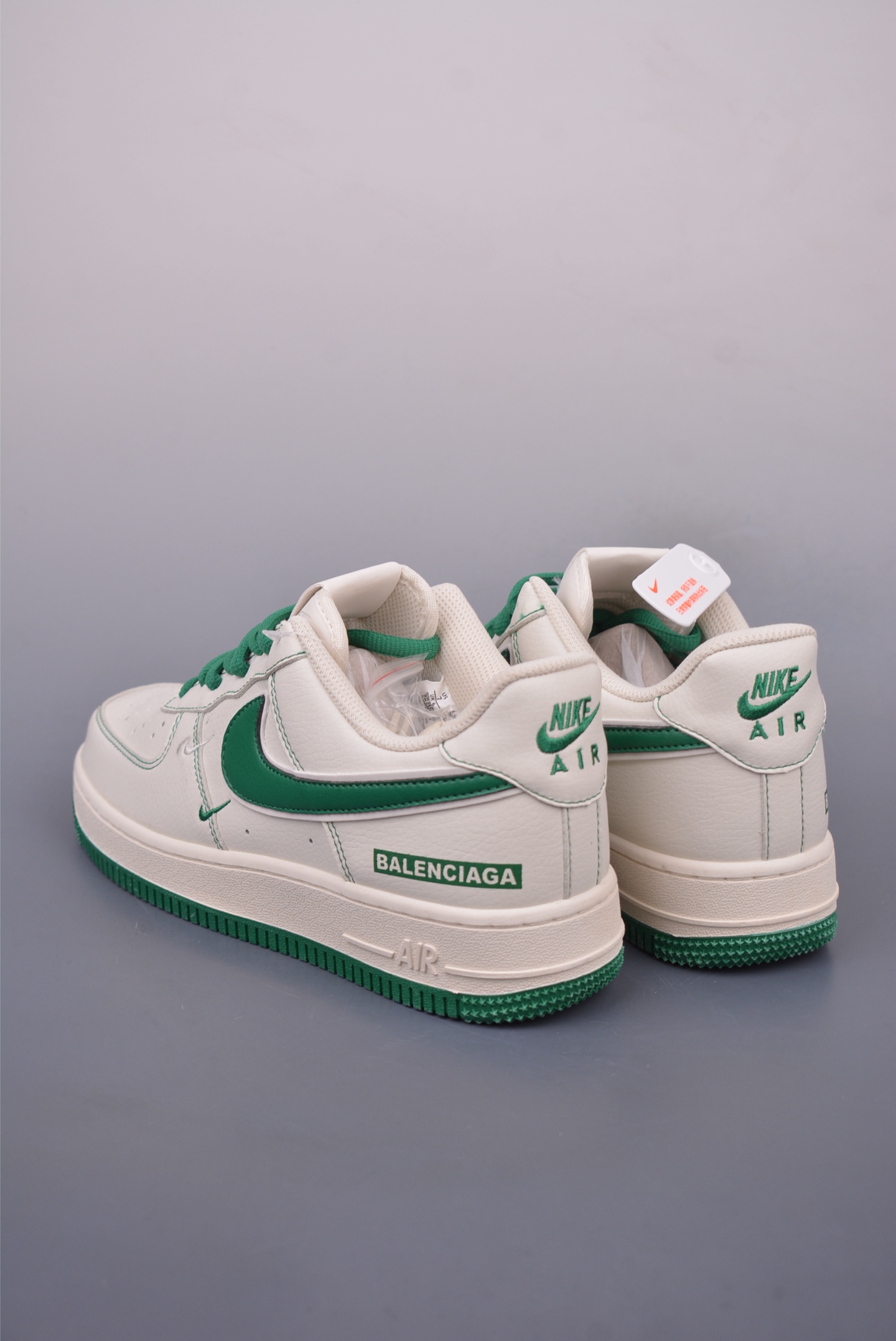 Nike Air Force 1 Low Balenciaga Cream Green Sneakers - Limited Edition 3 i1747525100739 2058 0 1
