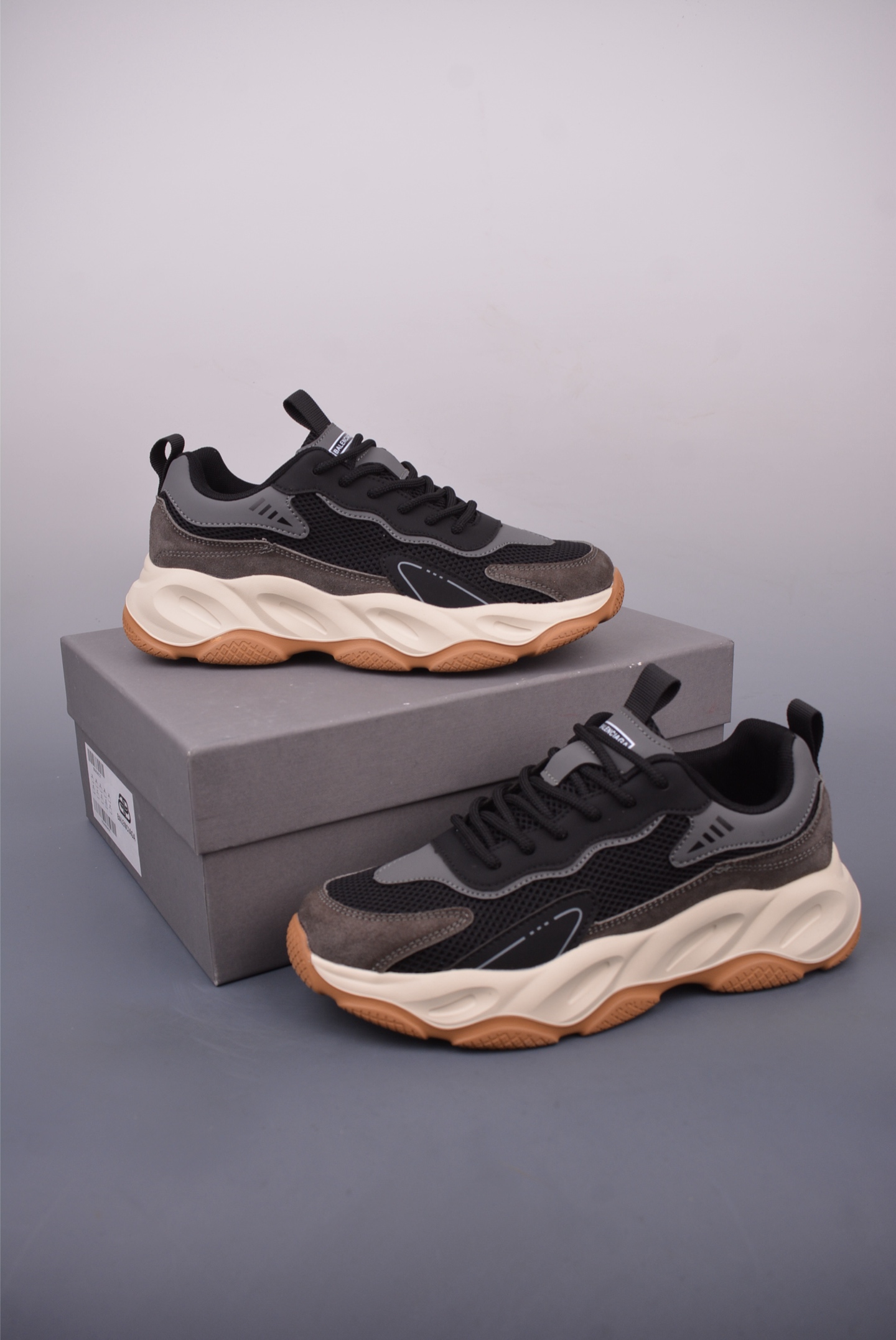 Balenciaga 23SS Low-Top Sneakers - Rose Pink/Black, Casual Style 6 i1747527524906 3372 0 4