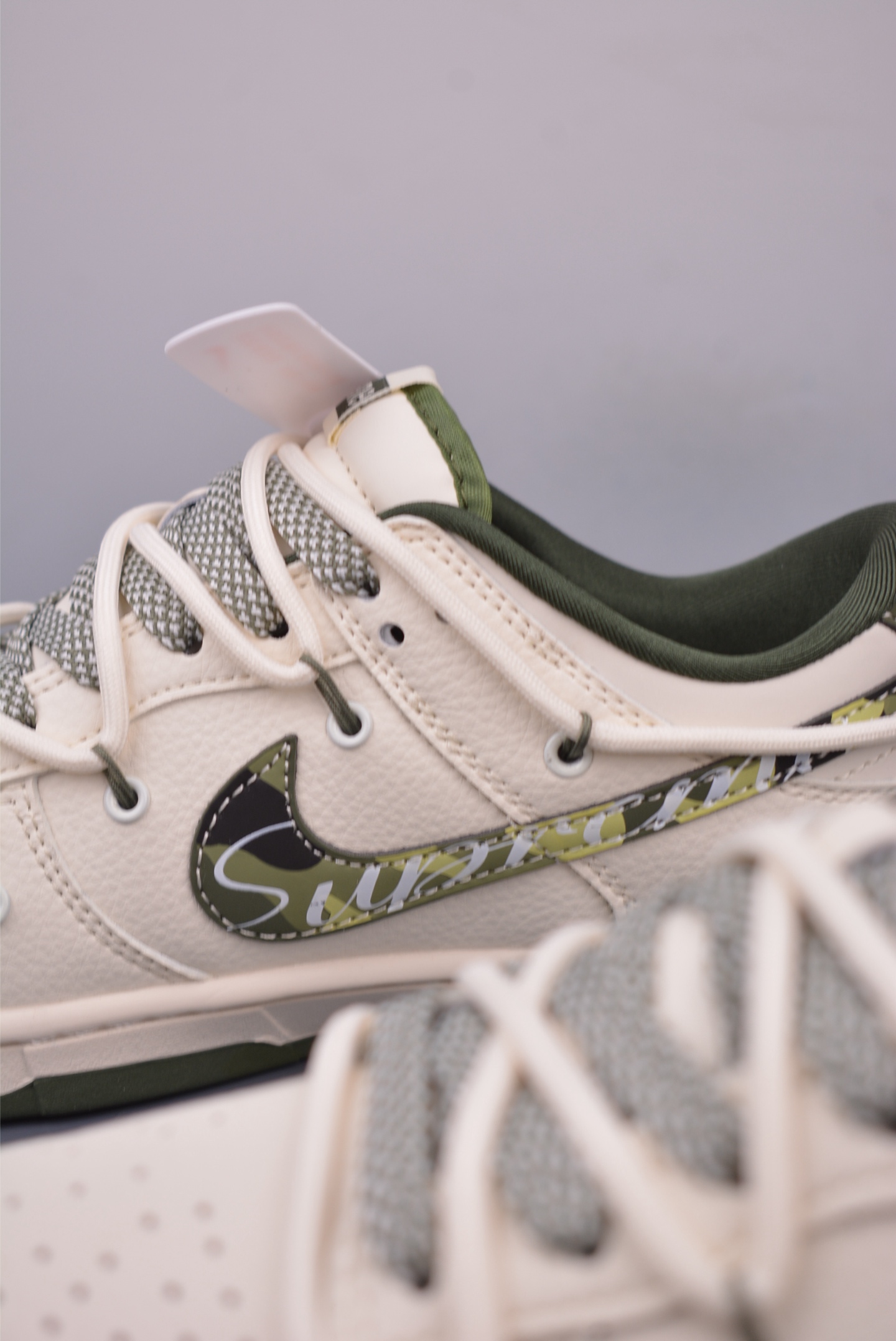 300 Nike SB Dunk Low Supreme联名 解构抽绳鞋带 DM6868-081