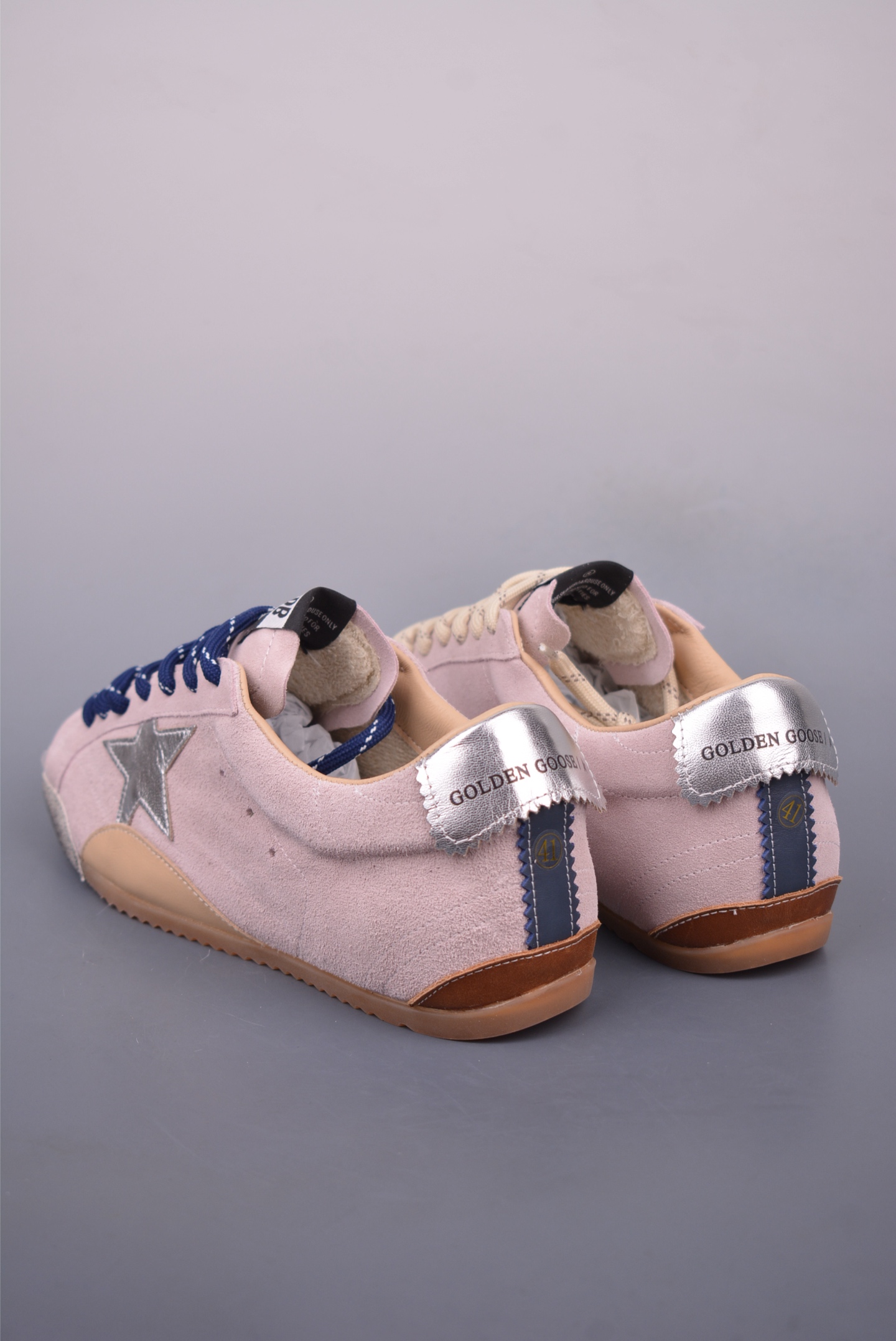 Golden Goose True Star Sneakers - Pink Suede with Silver Star Detail 2 i1747691776129 9823 0 1