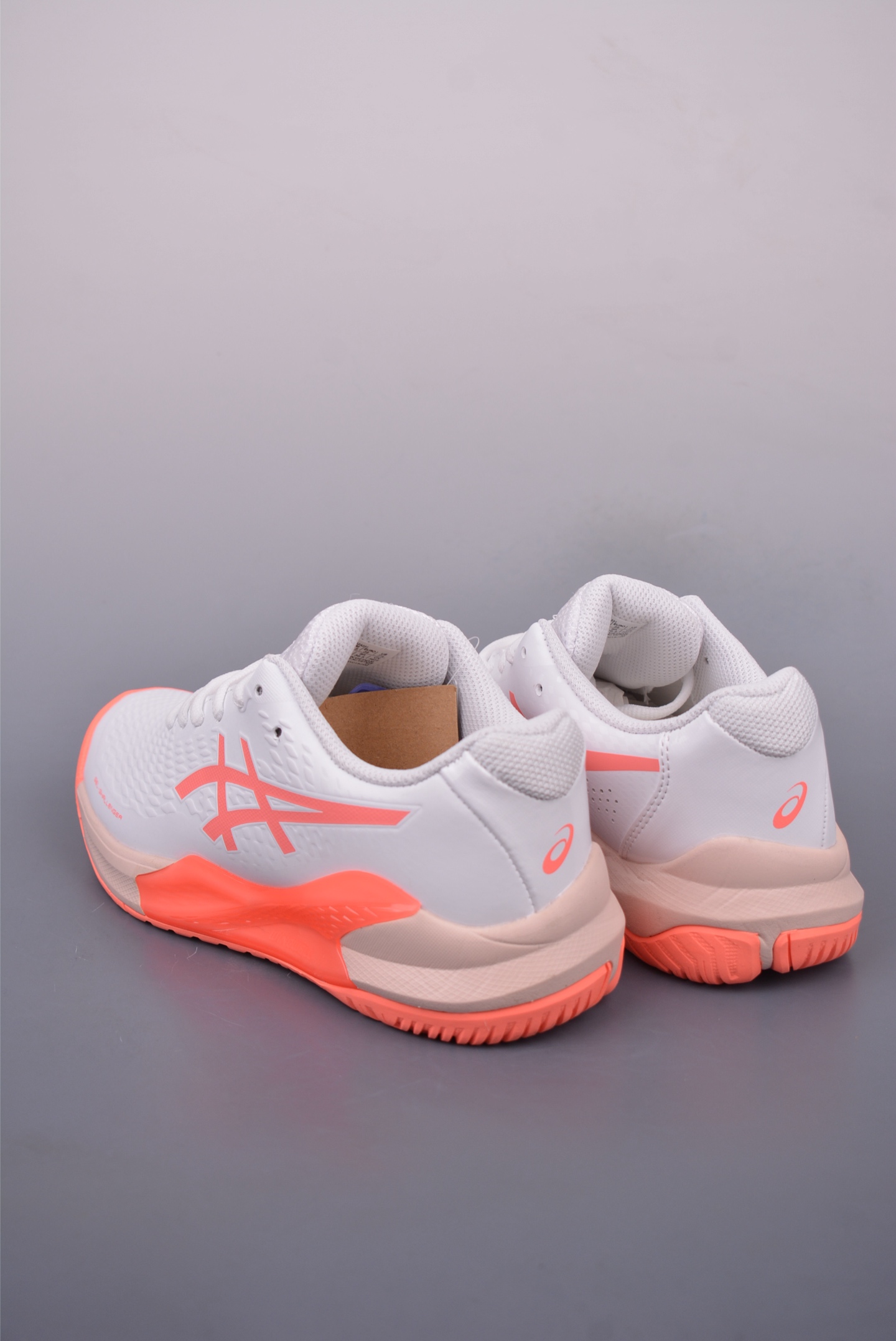Asics Gel-Resolution 14 White/Coral Women's Tennis Shoes Breathable Lightweight 3 i1747692160384 1835 0 1