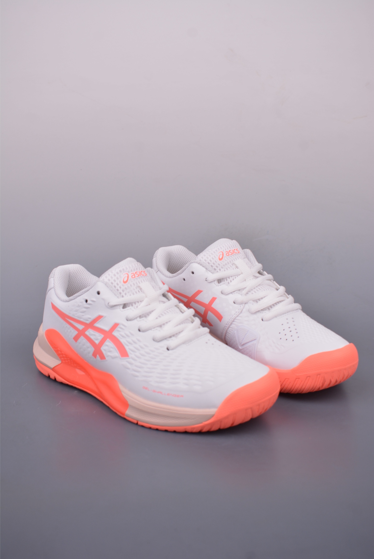 Asics Gel-Resolution 14 White/Coral Women's Tennis Shoes Breathable Lightweight 2 i1747692161618 6255 0 0