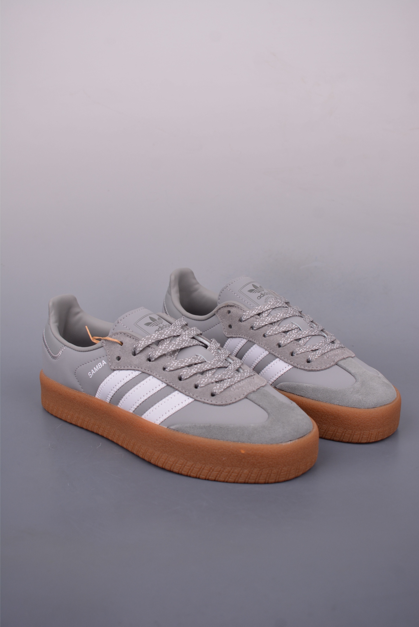Adidas Samba Valentine Thick-Soled Casual Sneakers - Gray/White, Multiple Sizes 2 i1747692483071 72 0 0