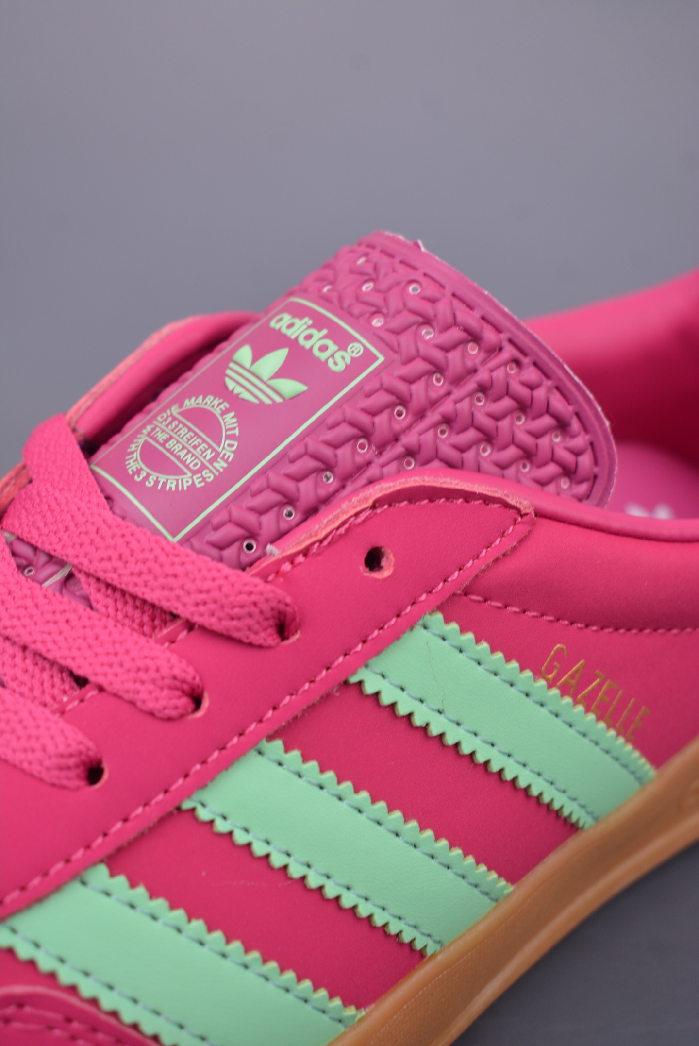 Adidas Originals Gazelle Indoor Casual Sneakers - Pink/Green, Size 35-41 7 i1747692532610 4799 0 6