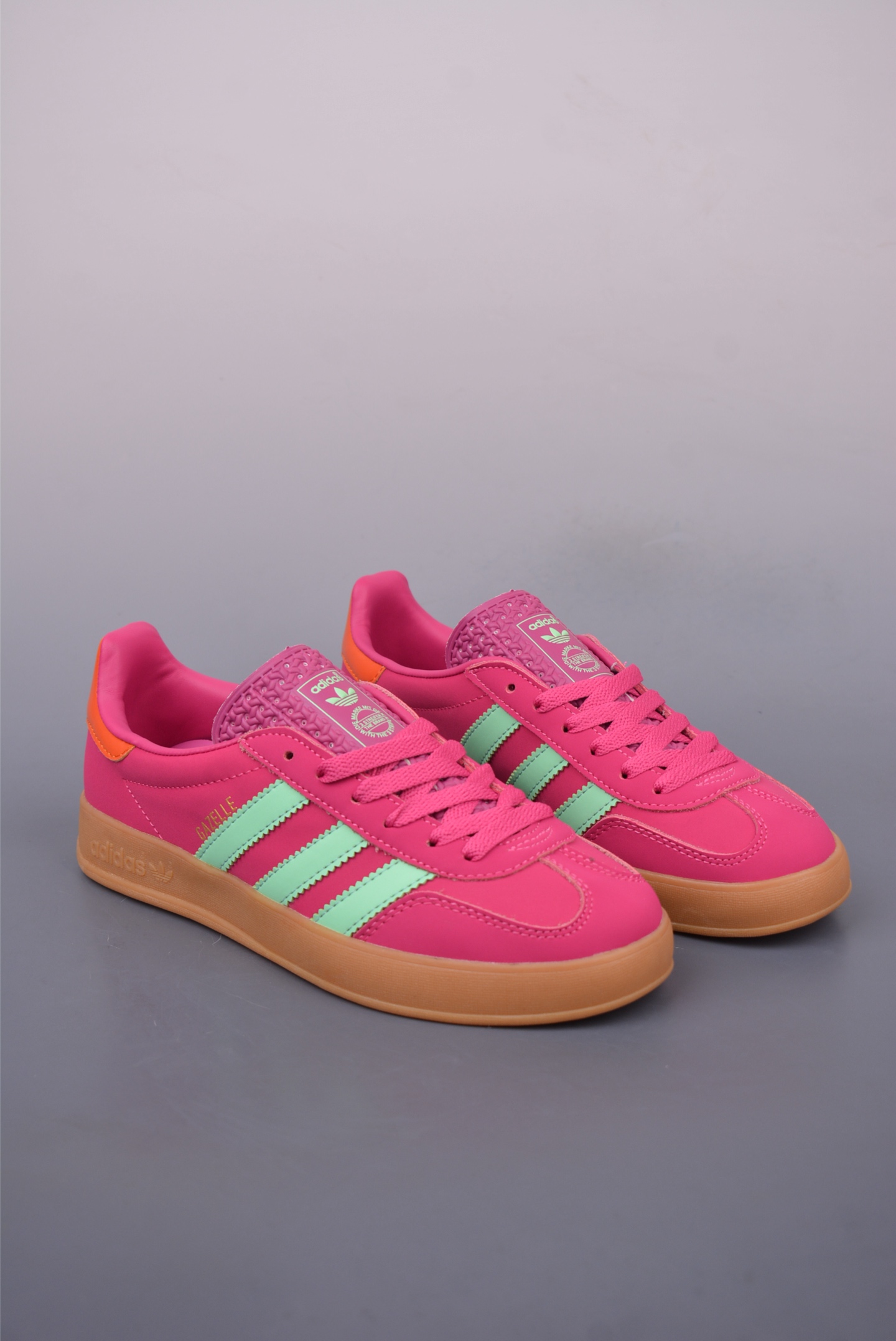 Adidas Originals Gazelle Indoor Casual Sneakers - Pink/Green, Size 35-41 1 i1747692532652 9561 0 0