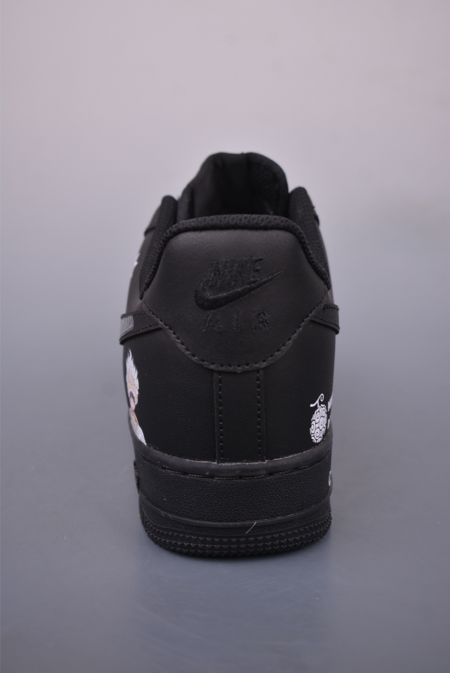 Nike Air Force 1 Low Custom "One Piece" Black Sneakers - Limited Edition 4 i1747692922867 2140 0 3