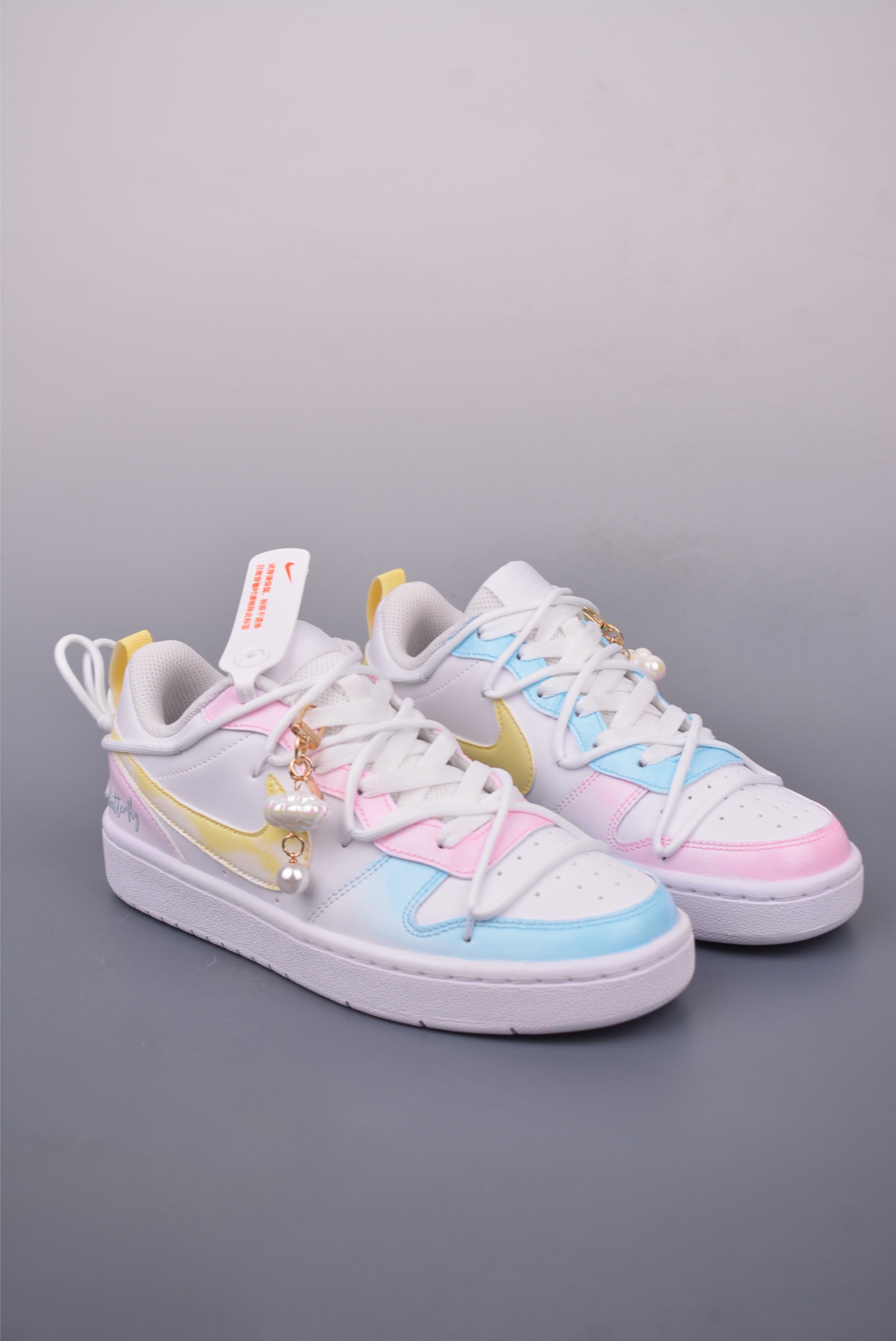 Nike Court Borough Low-Top Sneakers - DIY Custom Design, Comfortable and Stylish