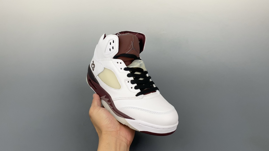 A Ma Maniére x Air Jordan 5 Retro Burgundy Crush Men's Sneakers