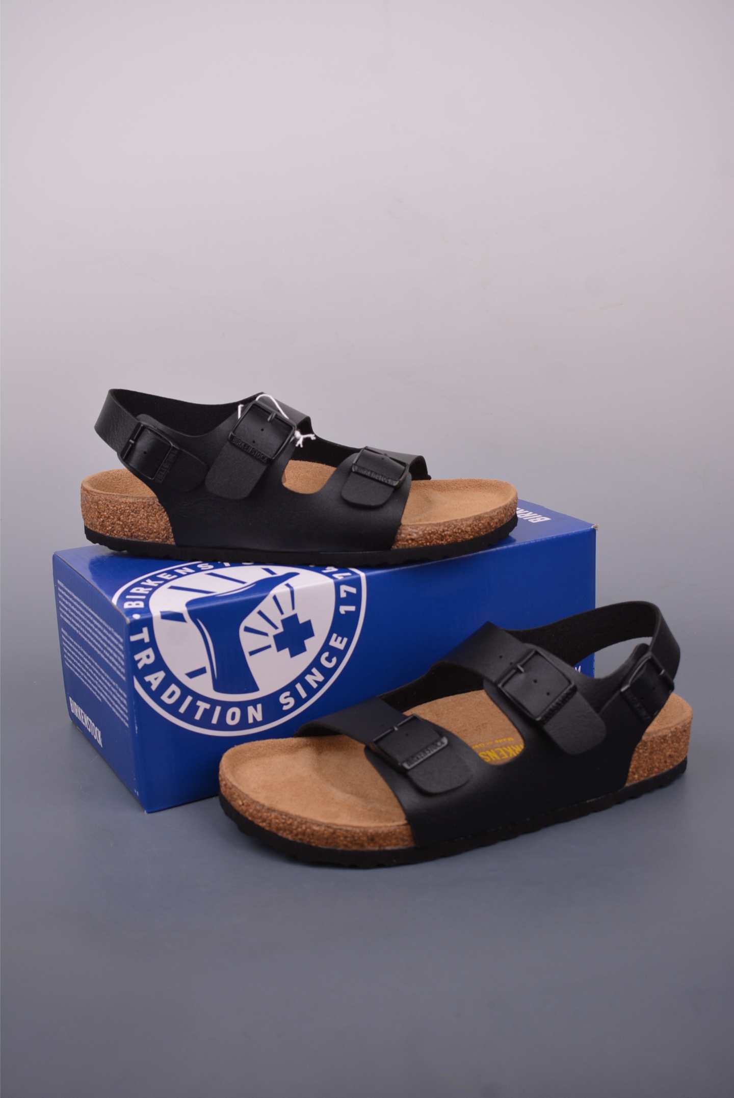 Birkenstock Milano Leather Sandals - Comfortable Unisex Cork Footbed Design 5 i1747780439834 9186 0 4