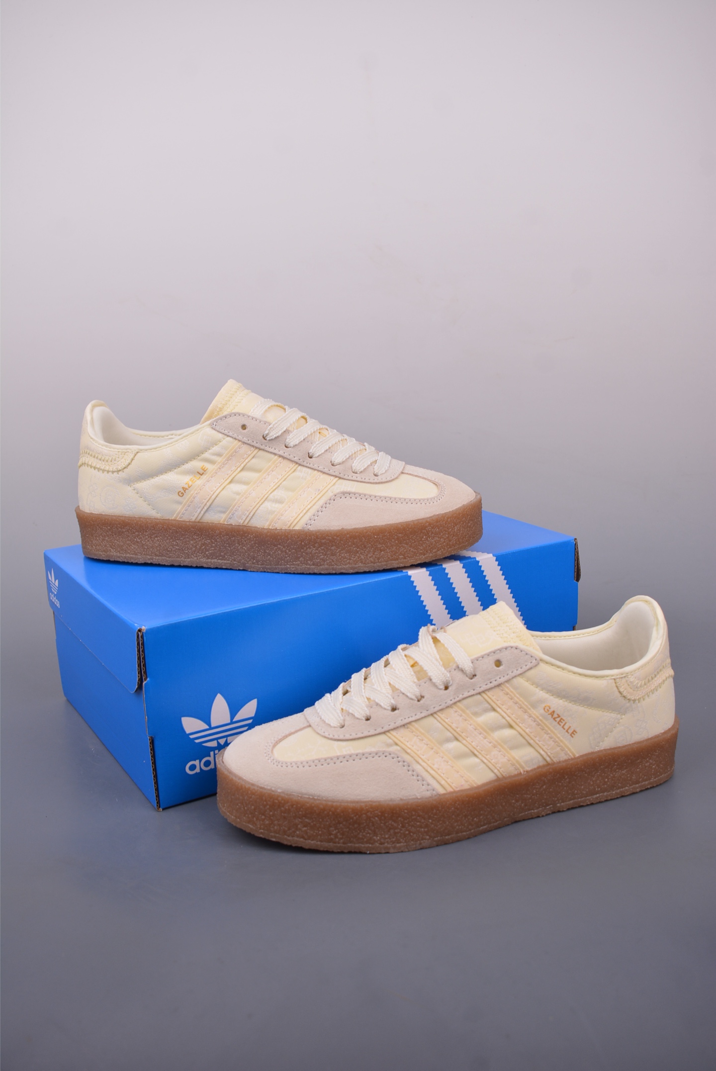 CLOT x Adidas Originals Gazelle Crepe Sole Pack Beige Sneakers 5 i1747780927643 9621 0 4