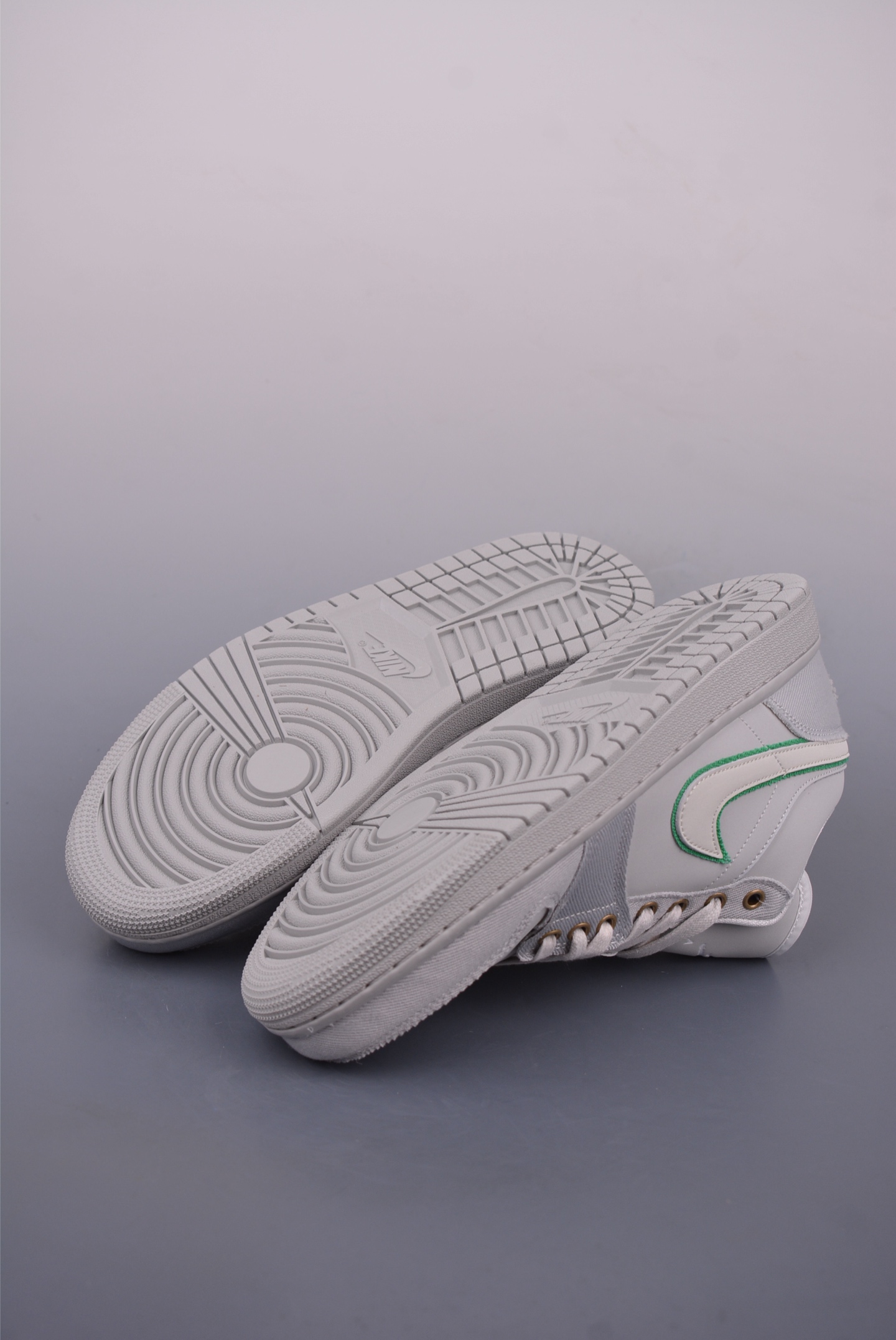 Air Jordan 1 Low Grey Green Casual Sneakers, Breathable, Comfortable, Stylish 4 i1747780997133 7129 0 2