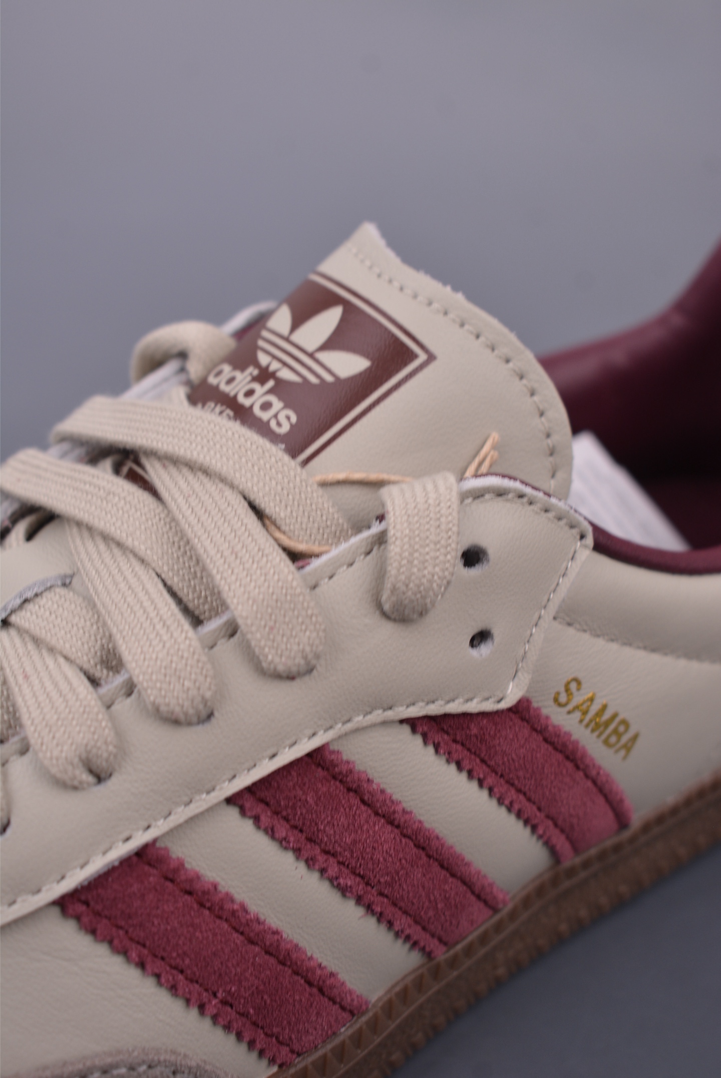Adidas Samba OG Shoes - Beige/Burgundy - Retro Style, Ultimate Comfort 7 i1747781529089 946 0 6