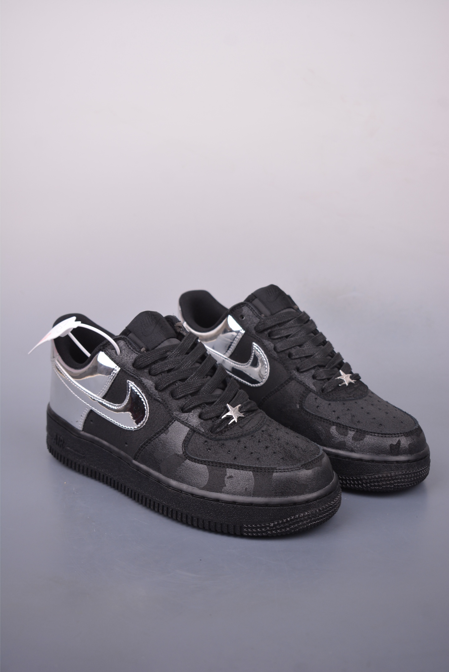 Nike Air Force 1 Low 黑银 HF2685-001