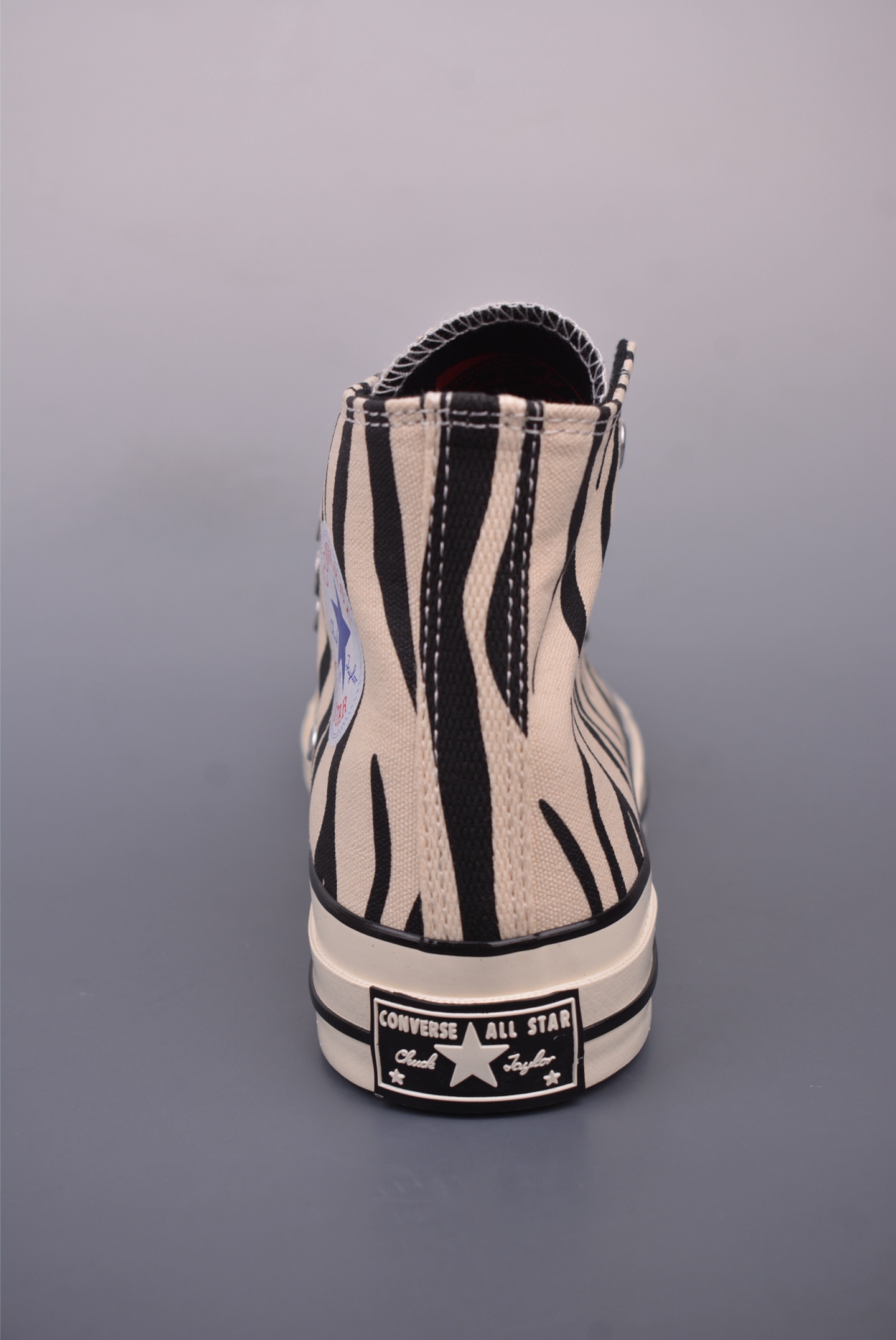 140 Converse Chuck 1970s 斑马纹 舒适防滑耐磨休闲硫化帆布鞋 163408c