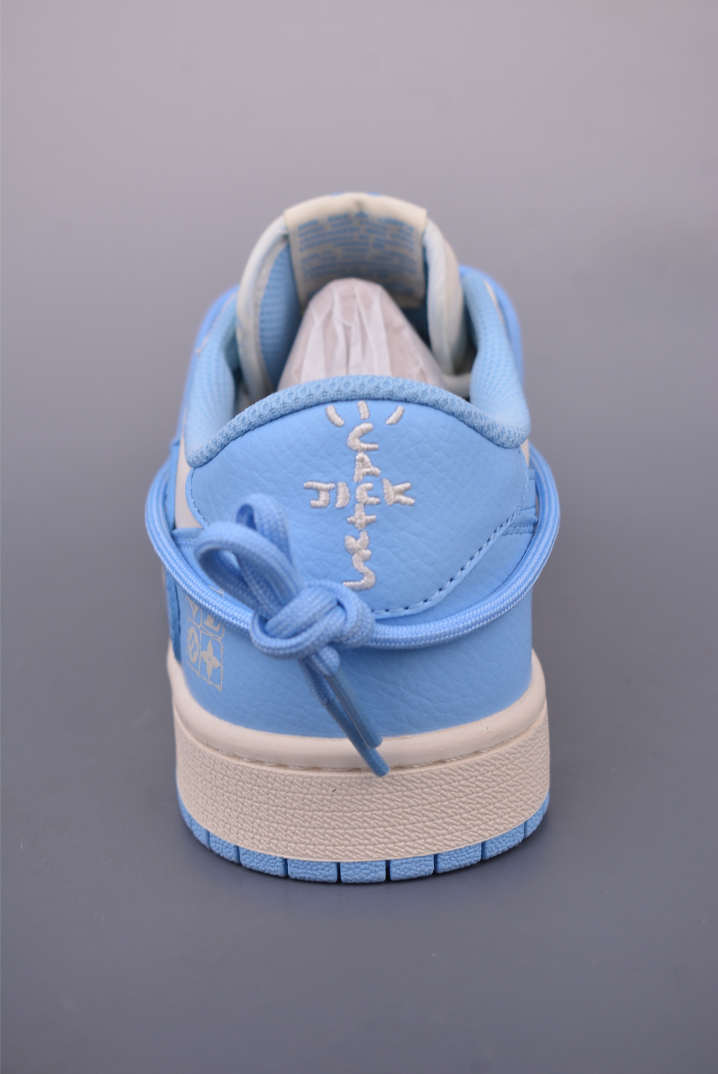 Fragment x Travis Scott x Lv 绑带解构 Air Jordan 1 Low 三方联名倒钩 DM6868-107