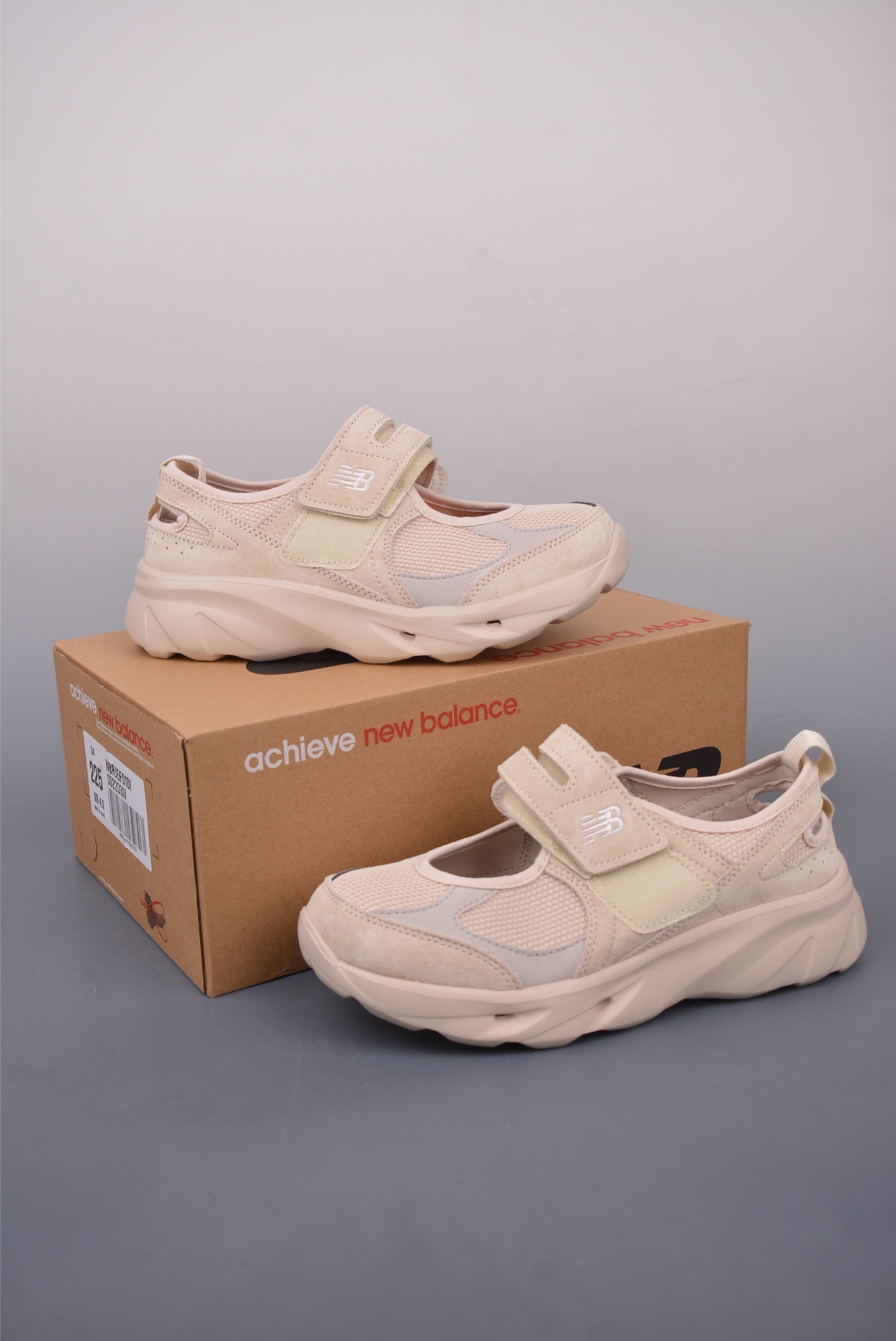New Balance Mary Jane Shoes: Stylish, Breathable Mesh Sneakers with Velcro Strap 5 i1747940830629 9052 0 4