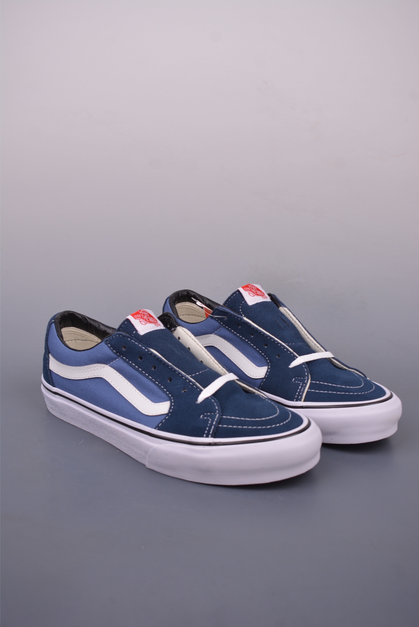 Vans SK8-Low Blue Canvas Sneakers - Iconic Style & Comfortable Fit 1 i1747941476050 9178 0 0