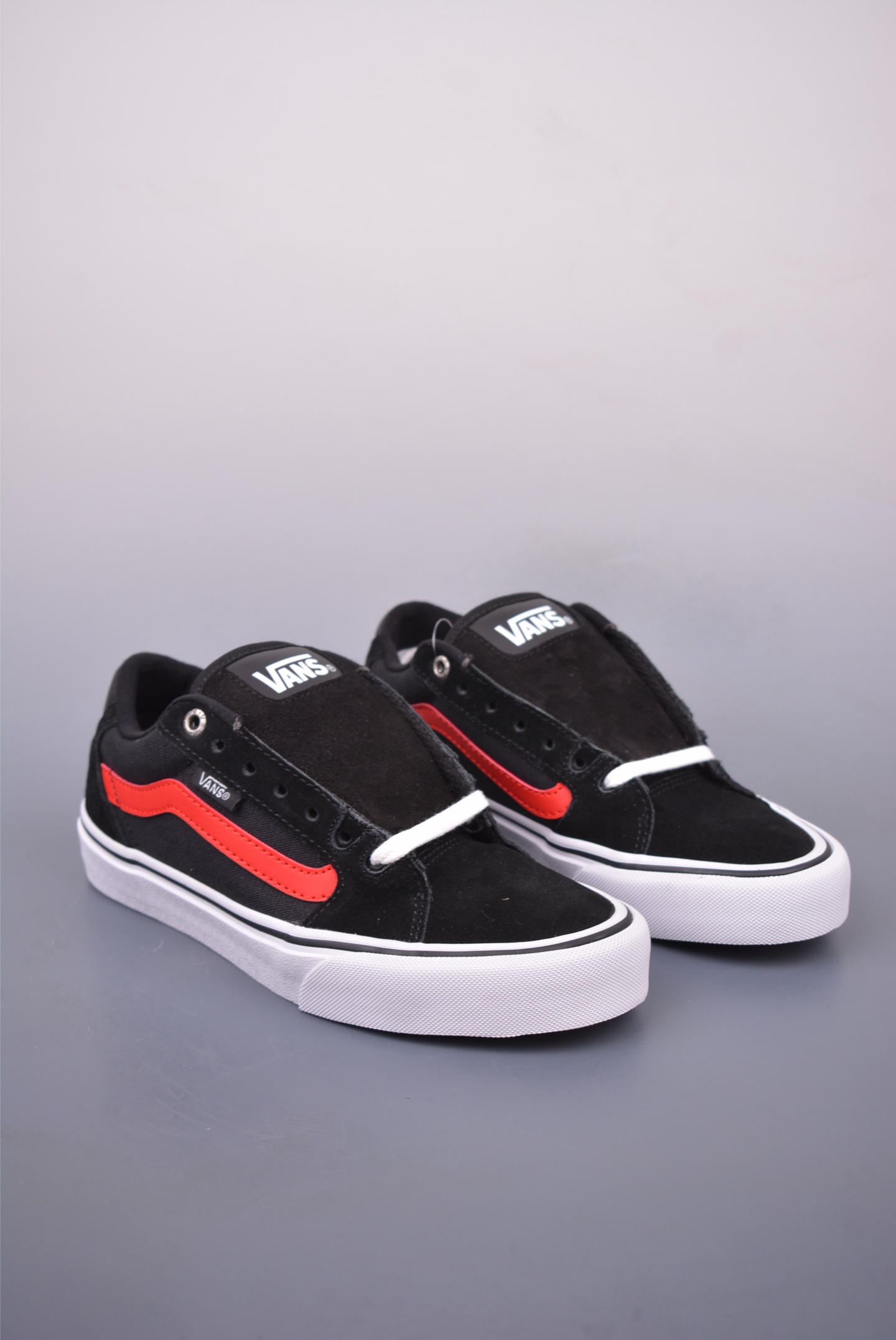 140 Vans Old Skool Faulkner 黑红 范斯官方 防滑轻便低帮休闲滑板鞋 VN000SJVPX8