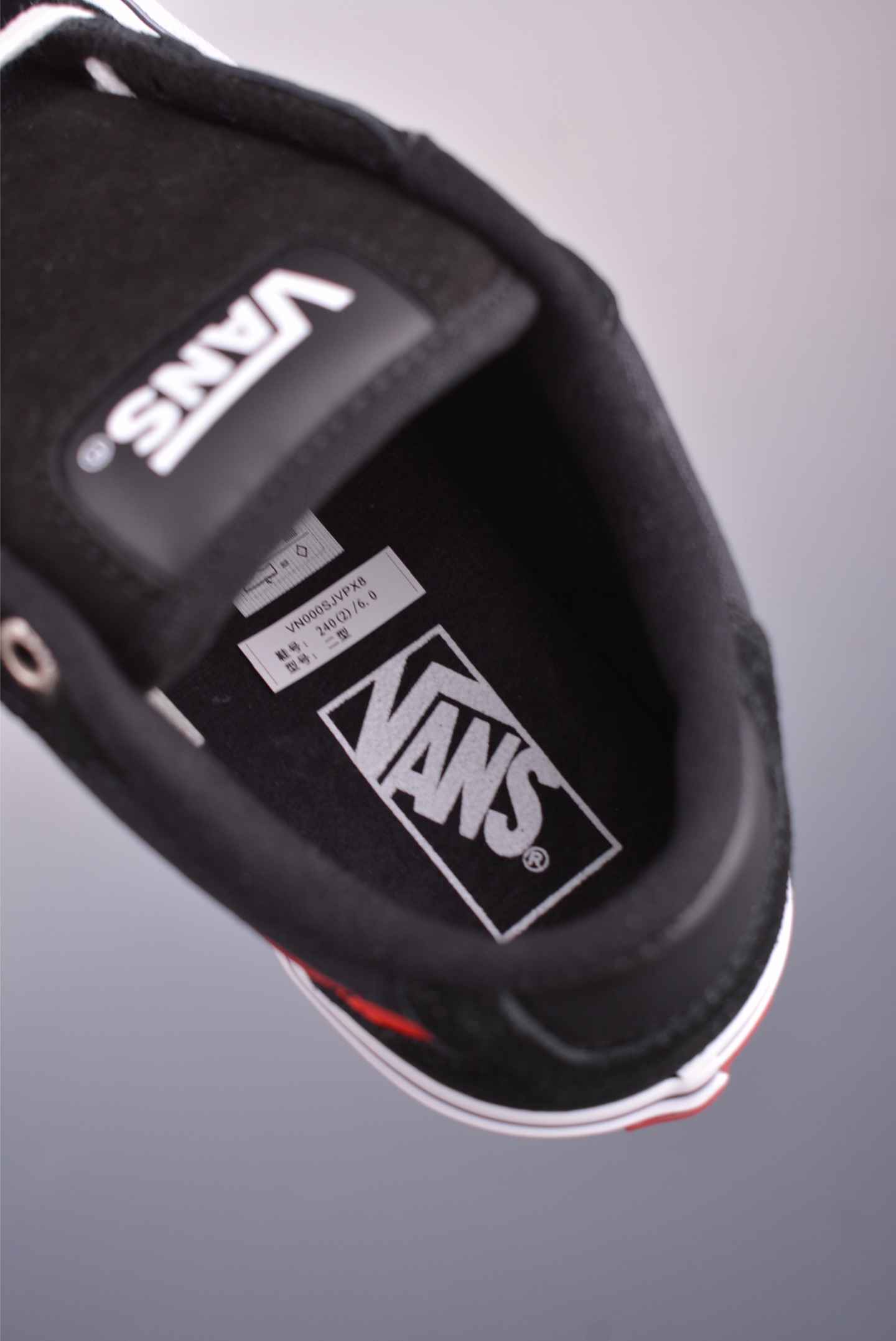 140 Vans Old Skool Faulkner 黑红 范斯官方 防滑轻便低帮休闲滑板鞋 VN000SJVPX8