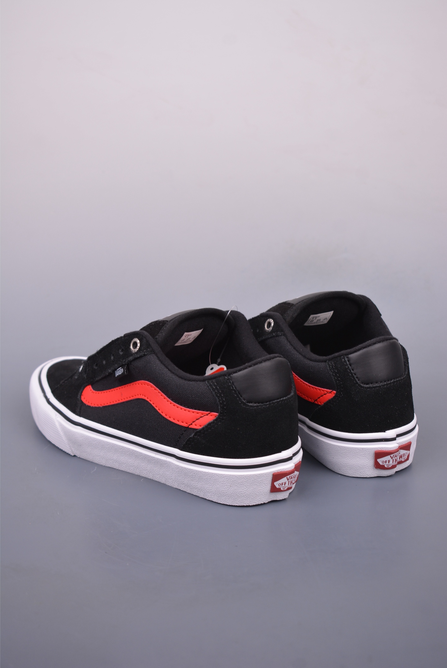 140 Vans Old Skool Faulkner 黑红 范斯官方 防滑轻便低帮休闲滑板鞋 VN000SJVPX8