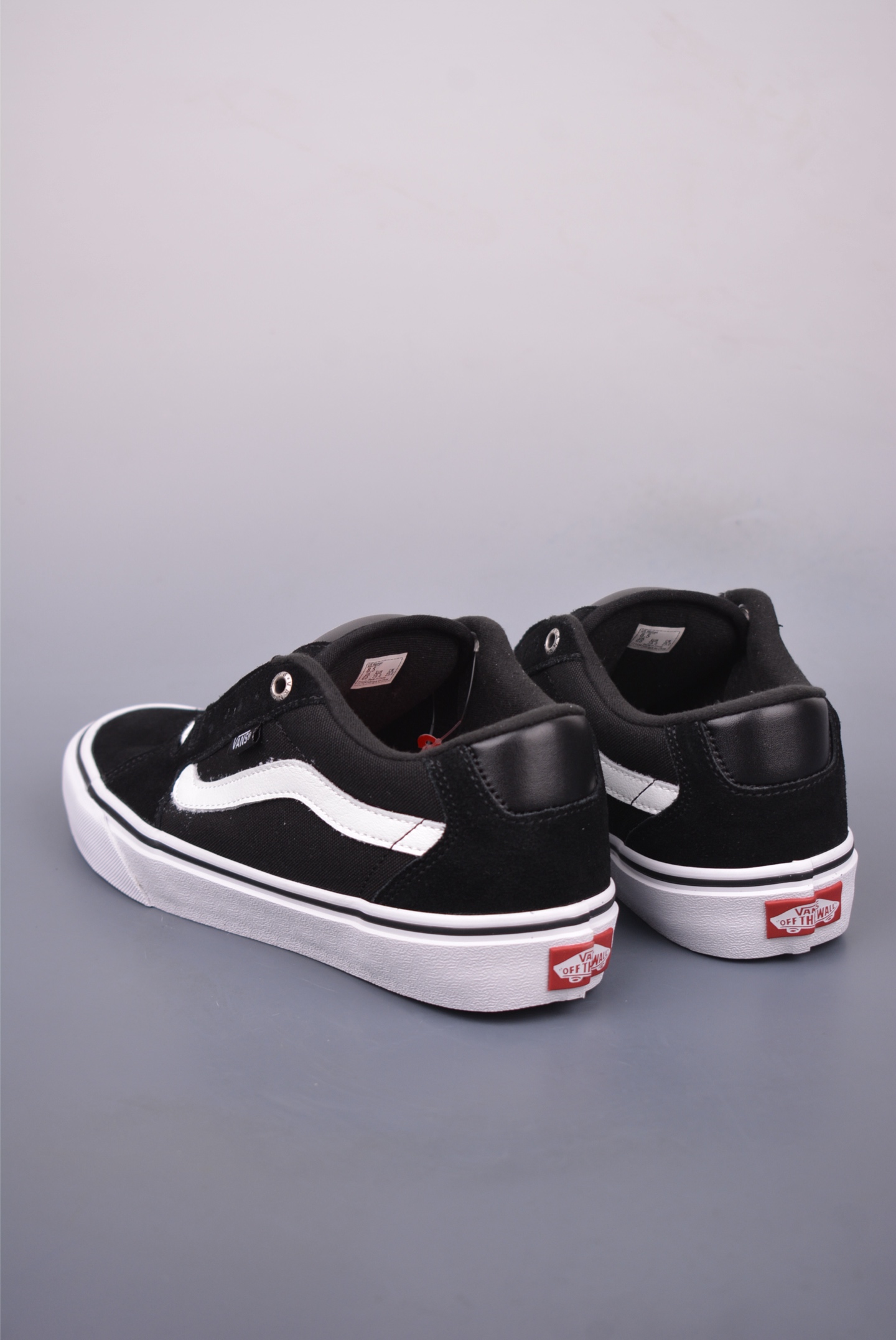Vans Old Skool Faulkner 黑白 范斯官方 防滑轻便低帮休闲滑板鞋 VN000SJVC4R