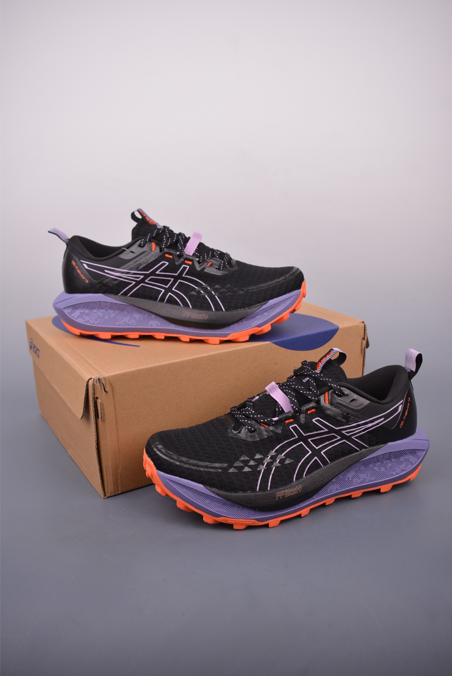 Asics Gel-Trabuco 13 复古亚瑟士 透气休闲鞋缓震男子耐磨跑步鞋 1011B973