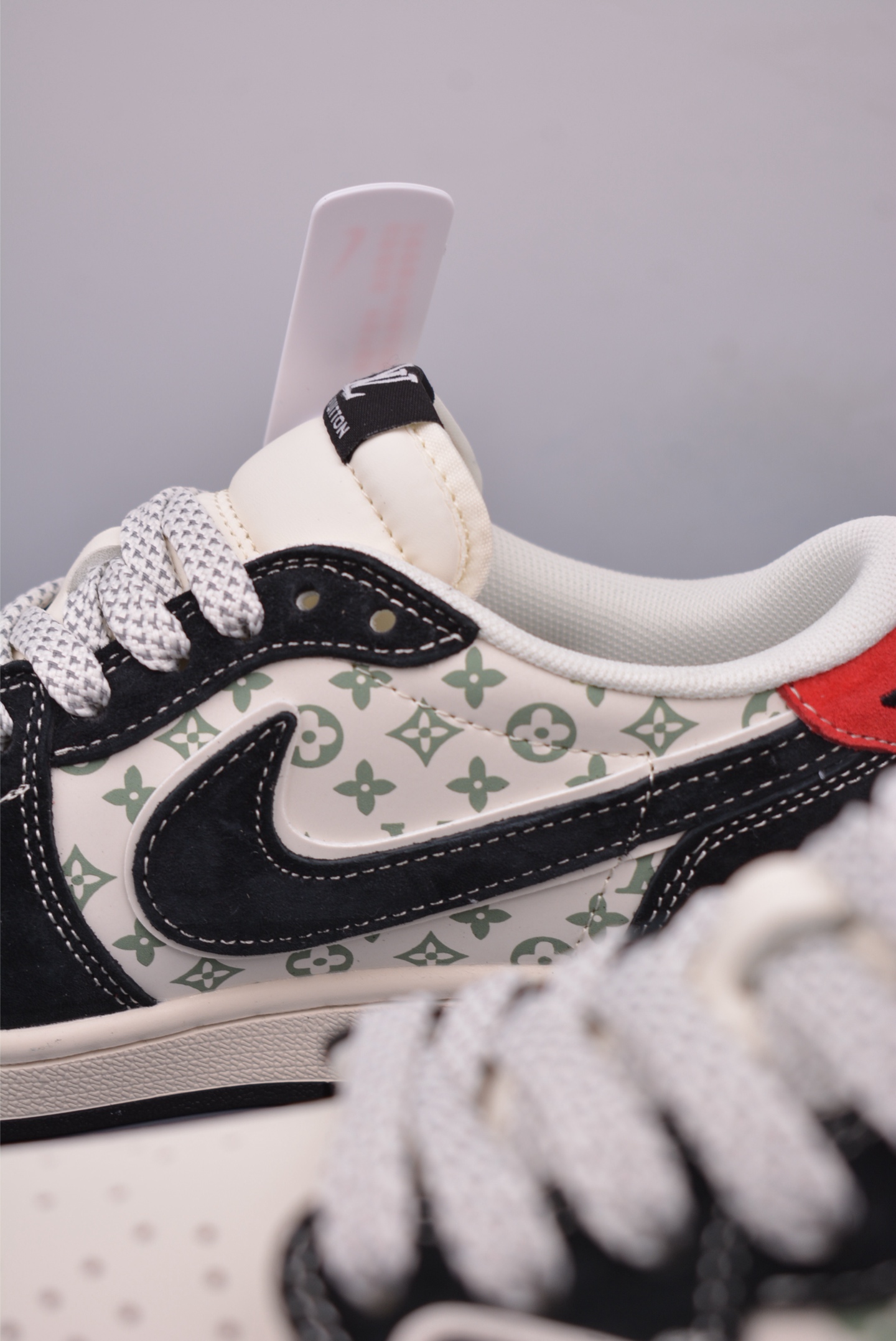 Fragment x Travis Scott x LV Air Jordan 1 Low 三方联名倒钩 YX5066-333