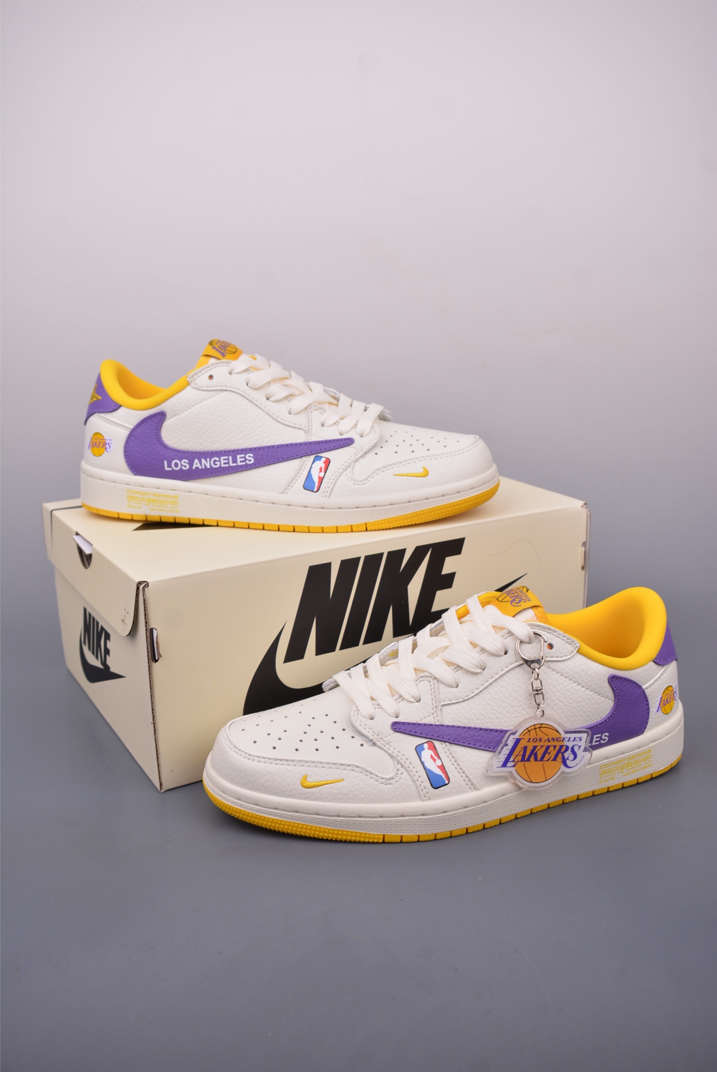 280 Fragment x Travis Scott x NBA Air Jordan 1 Low 三方联名倒钩 SC9207-027
