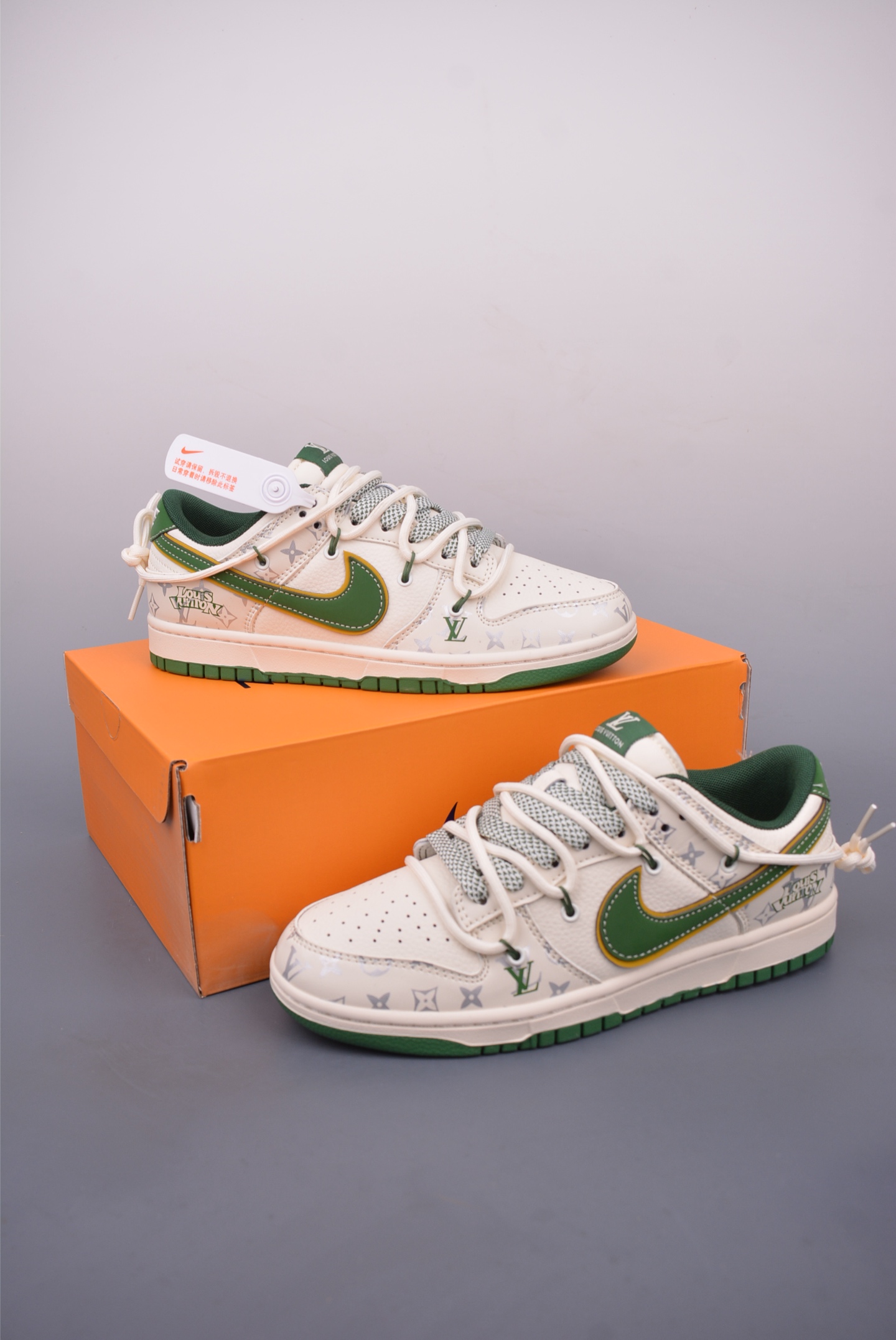 Nike SB Dunk Low LV联名 解构抽绳鞋带 DM6868-103