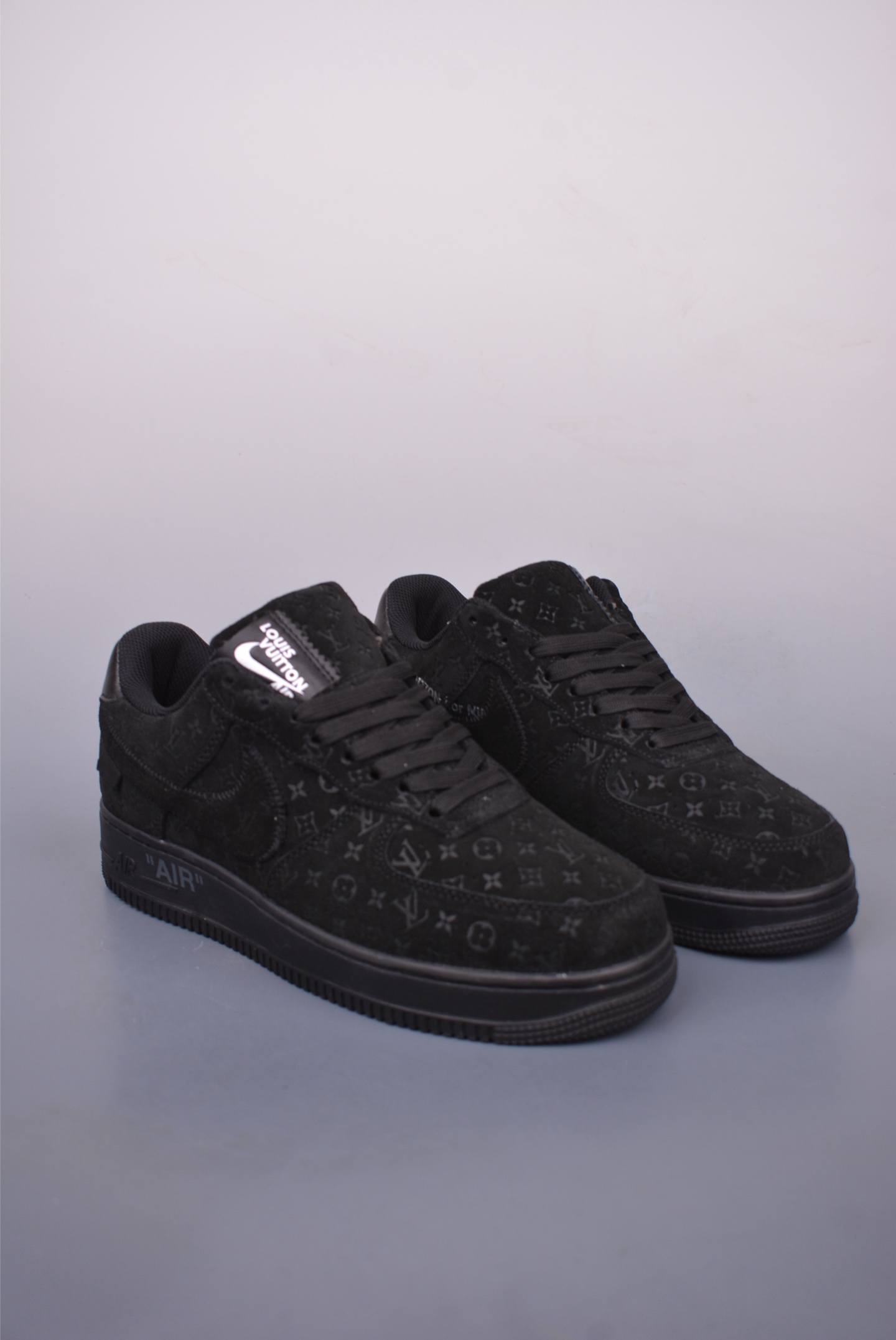 Nike Air Force 1 Low Louis Vuitton Black Suede Sneakers Size 40-46 2 i1748128174619 243 0 0