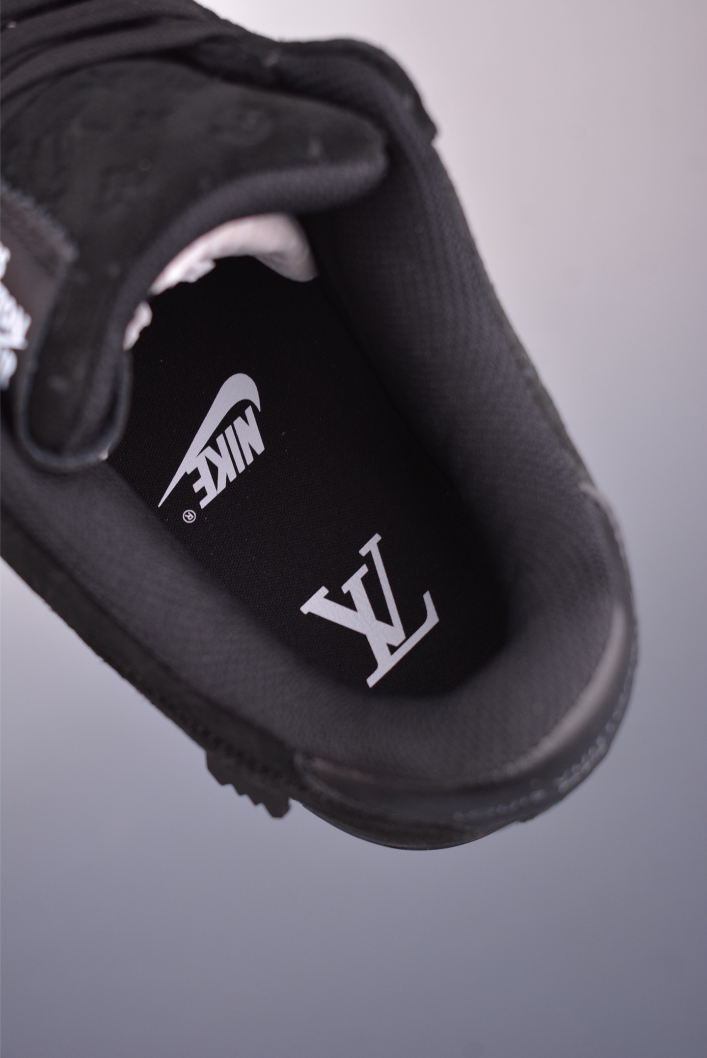 Nike Air Force 1 Low Louis Vuitton Black Suede Sneakers Size 40-46 10 i1748128176082 4354 0 8