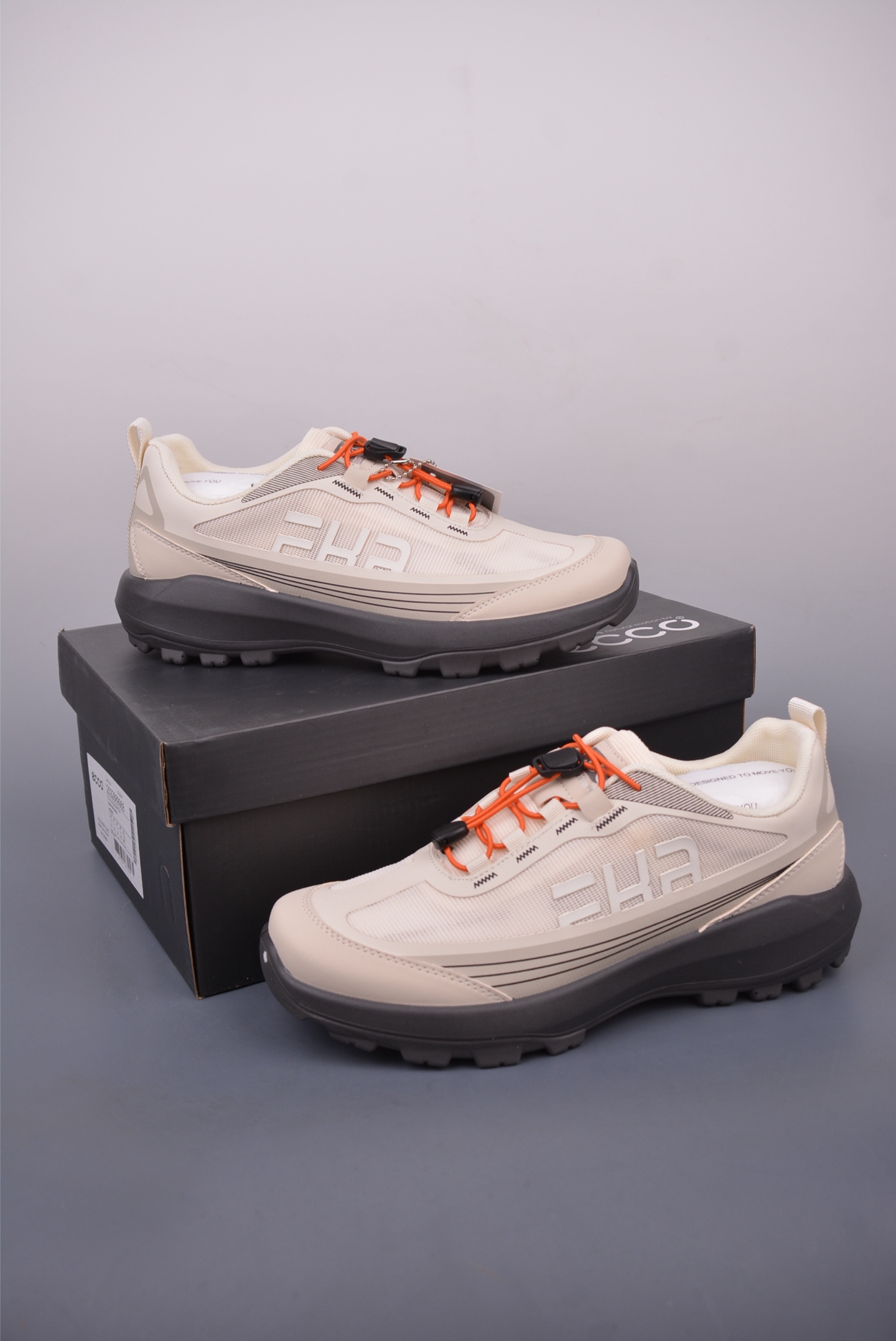 Ecco Men's 2025 Lightweight Leather Sneakers - Stylish Comfort & Durability