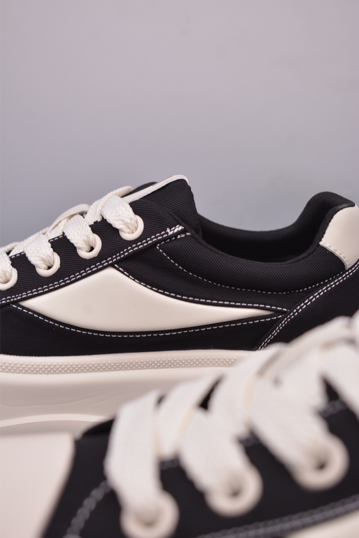 Hugo Boss Men's Nappa Leather Platform Sneakers - Black and White, Sizes 39-44 8 i1748213997540 3915 0 7