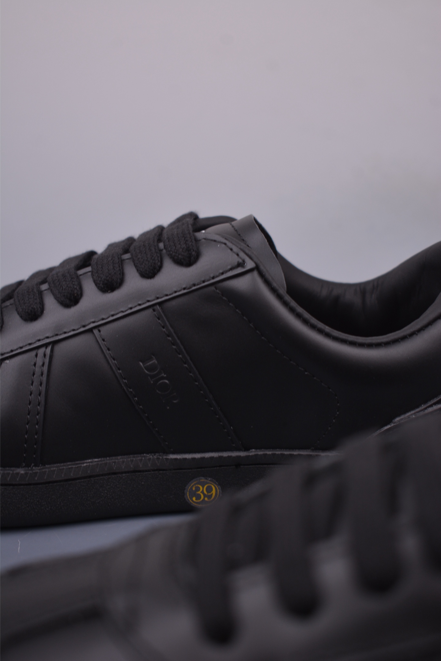 Dior Matchpoint Leather Sneakers - Round Toe Lace-Up, Black, Sizes 38-45 8 i1748214346884 1660 0 7
